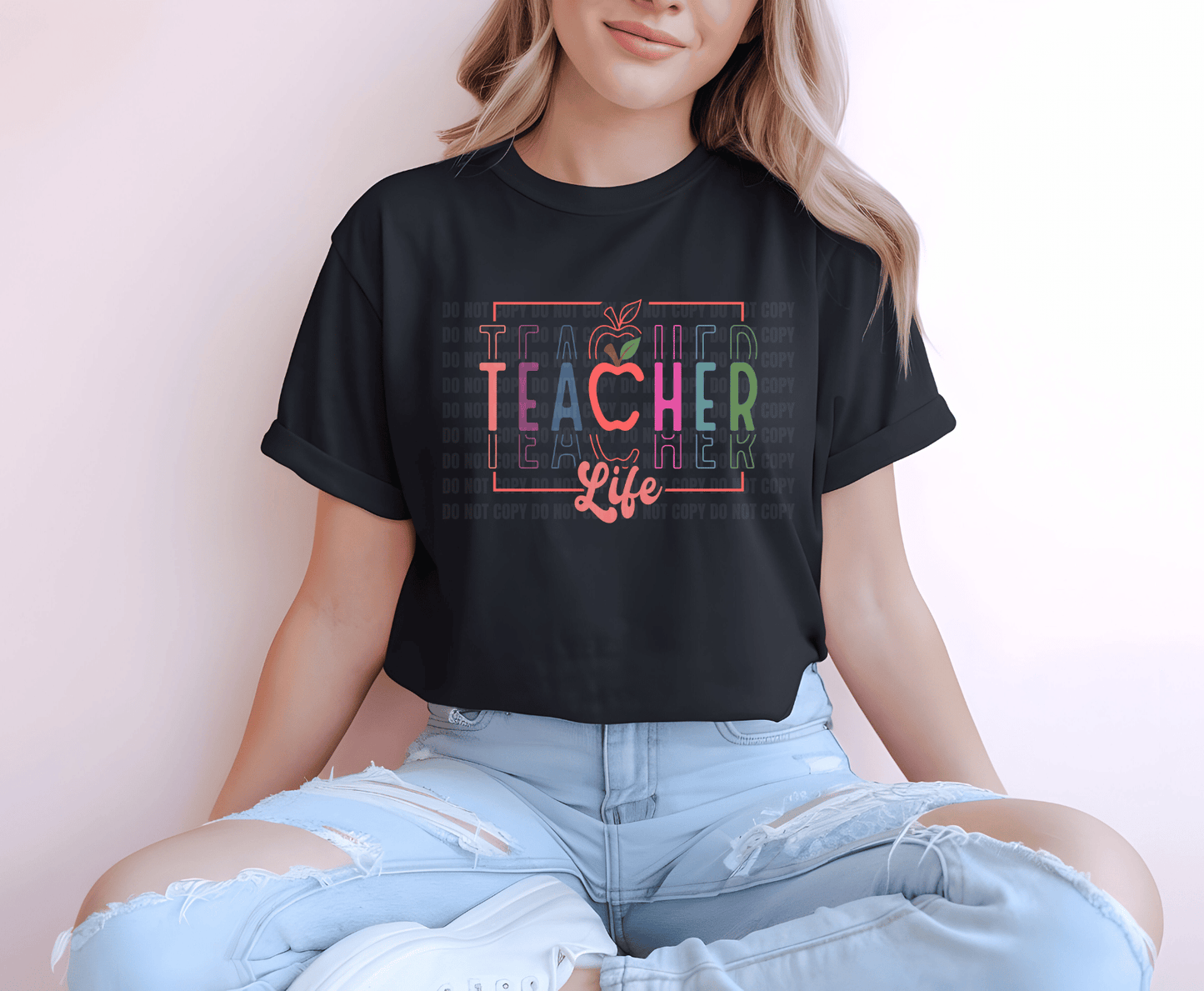 Teacher 2 | Dollar Deals DTF Transfer Gang Sheet For Graphic Tees