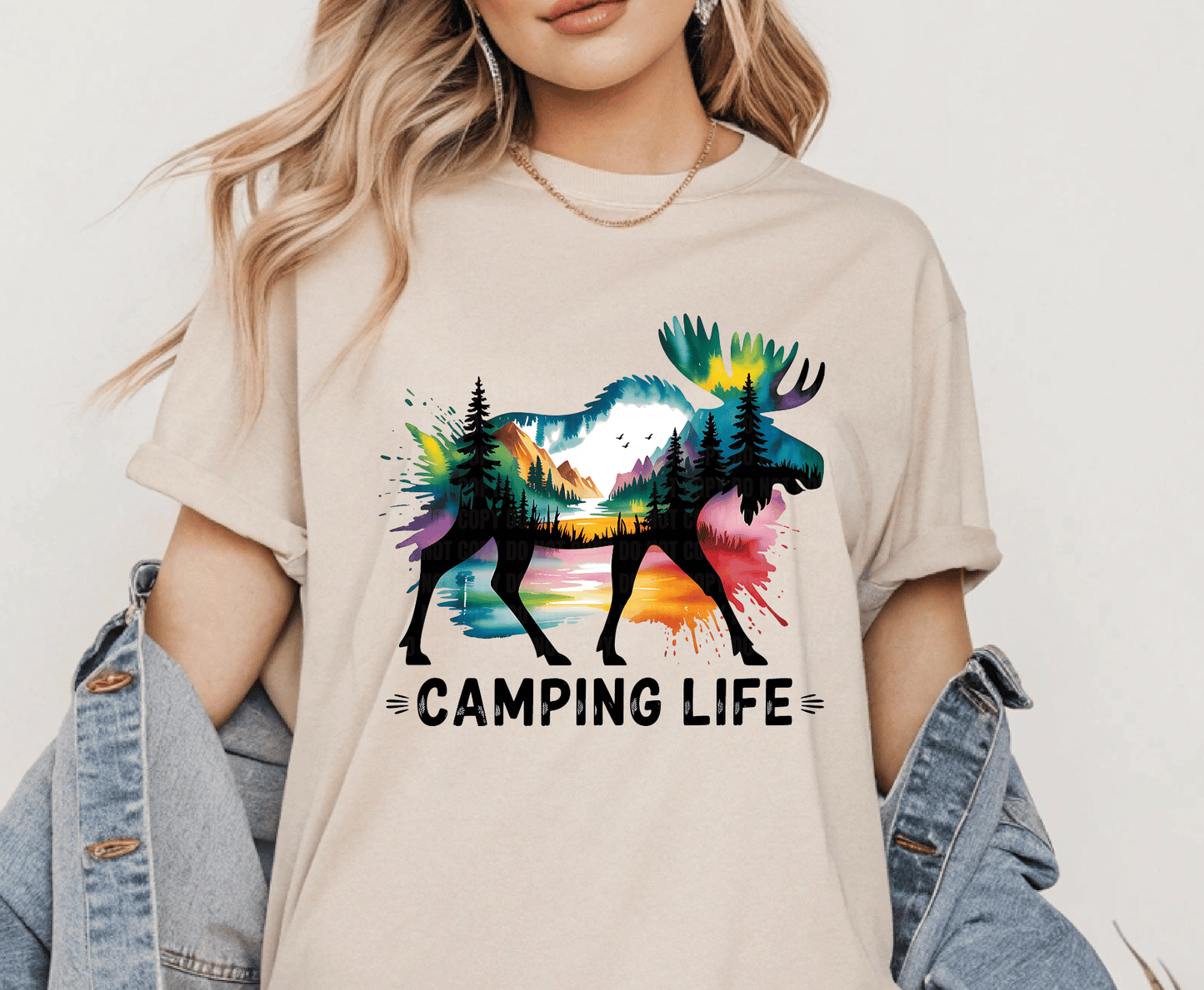 Camping Colors | Premade DTF Transfer Gang Sheet For Graphic Tees