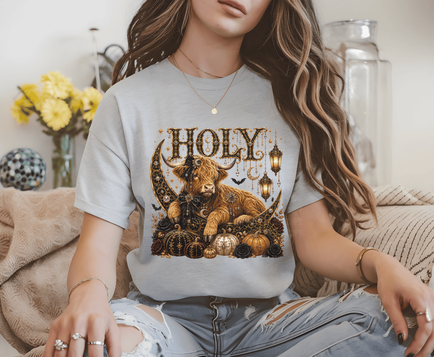 Halloween Cows | Premade DTF Transfer Gang Sheet For Graphic Tees