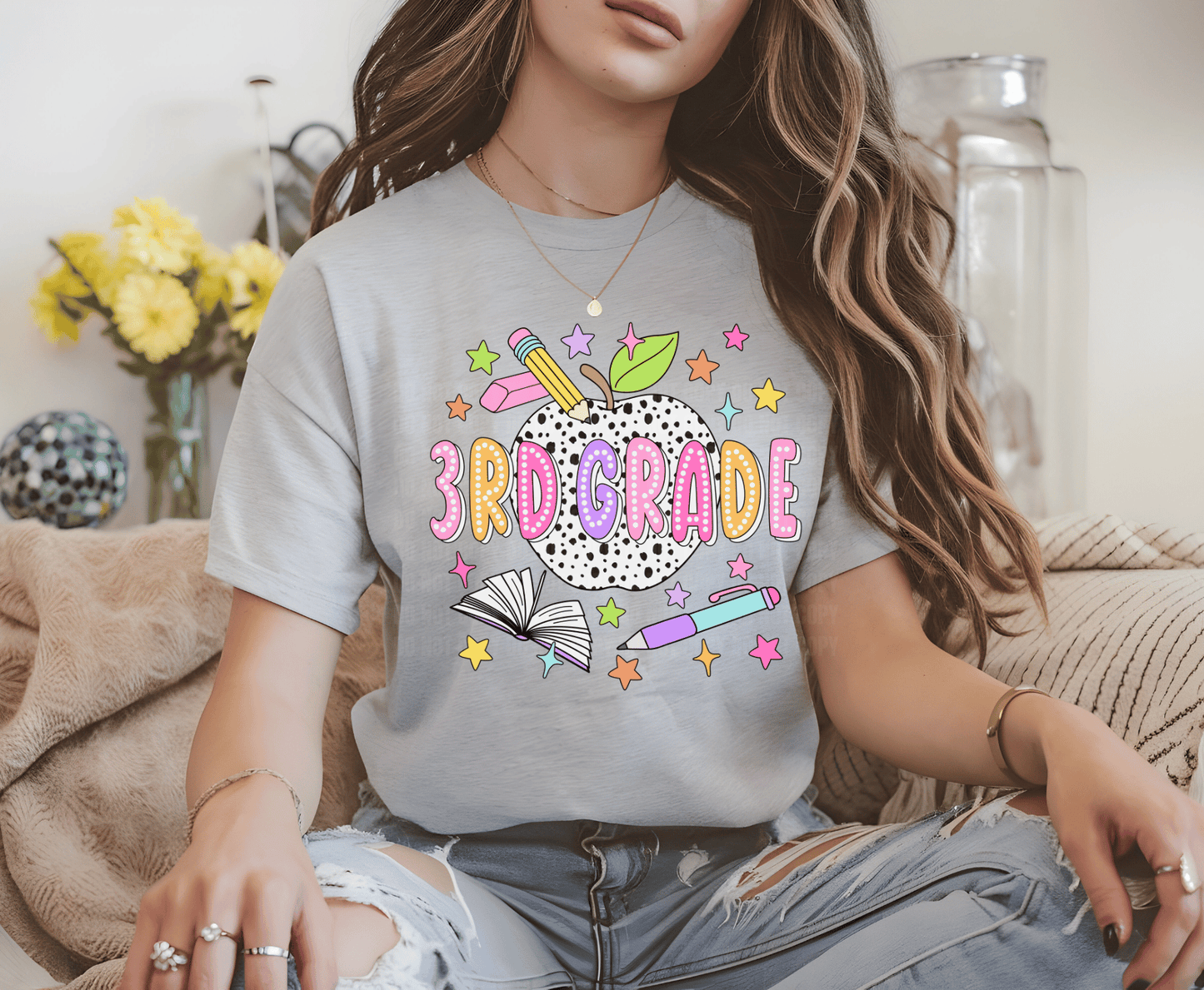 Third Grade .2 | Premade DTF Transfer Gang Sheet For Graphic Tees