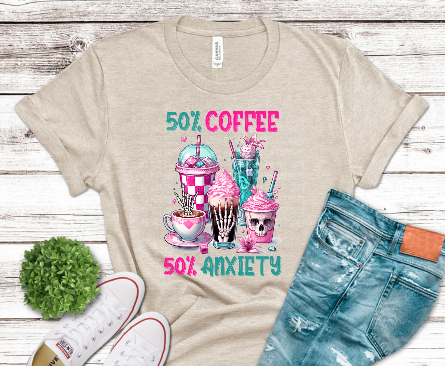 Anxiety | Dollar Deals DTF Transfer Gang Sheet For Graphic Tees