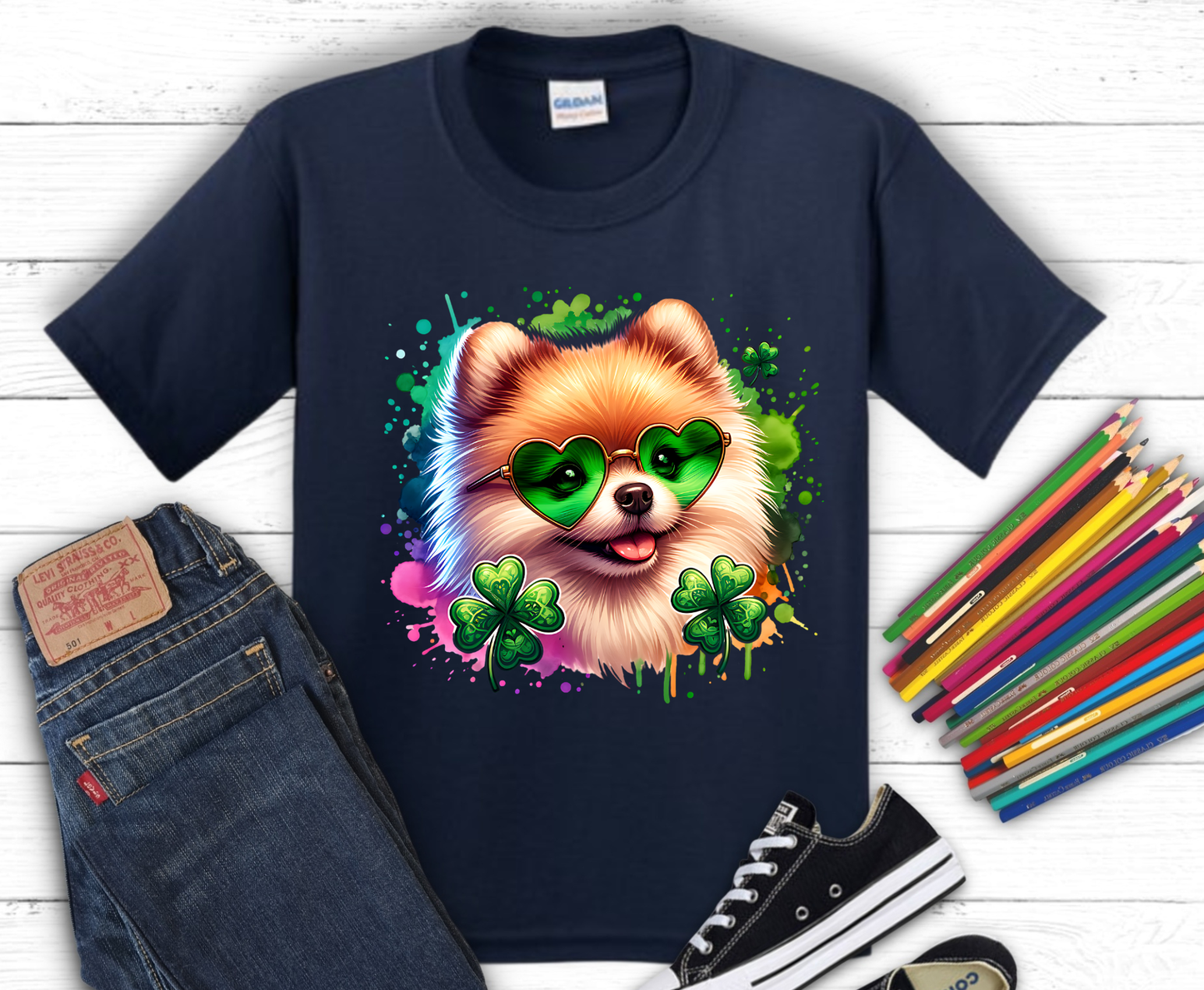 Premade DTF Transfer Gang Sheet For Graphic Tees | Youth St. Patrick's Day