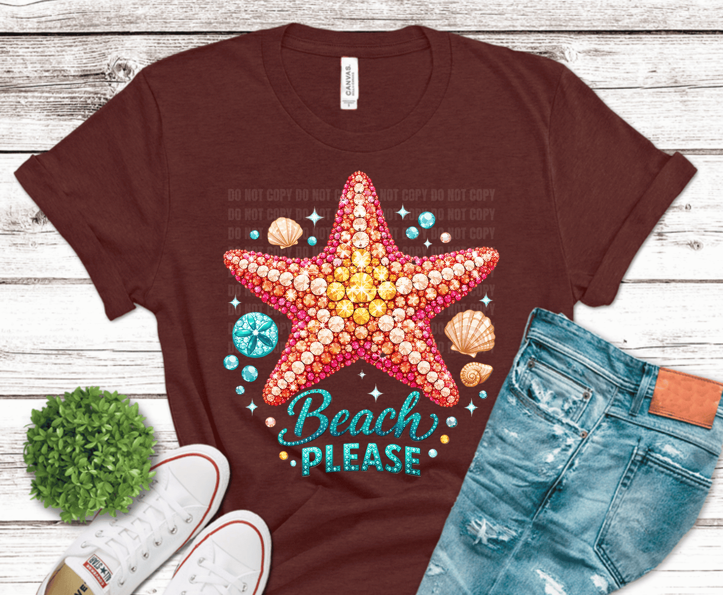 Rhinestone Summer | Premade DTF Transfer Gang Sheet For Graphic Tees
