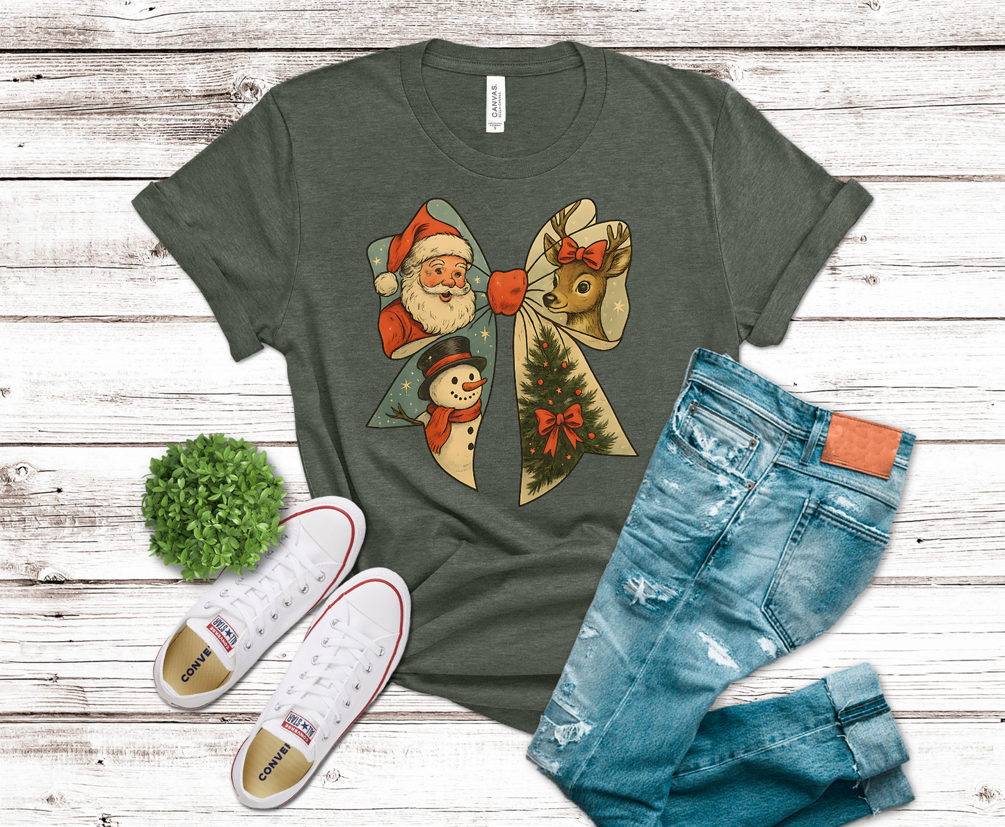 Premade DTF Transfer Gang Sheet For Graphic Tees | Vintage Christmas