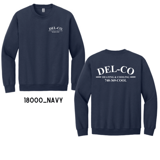 Del-Co | Crew Neck Sweatshirt - Griffin Expressions
