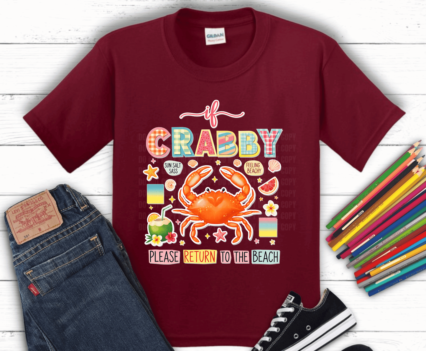 Youth Summer | Premade DTF Transfer Gang Sheet For Graphic Tees