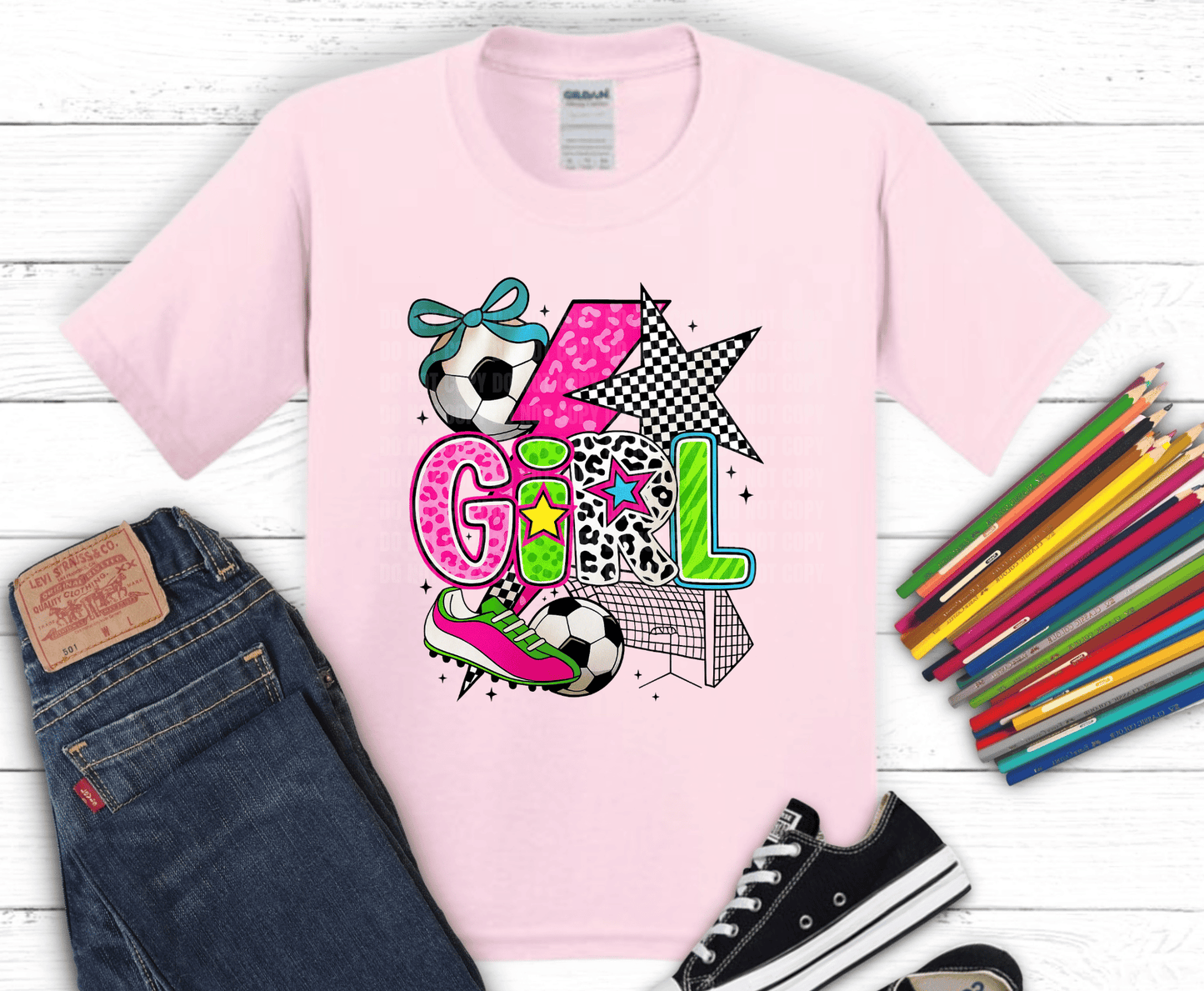Youth Soccer | Premade DTF Transfer Gang Sheet For Graphic Tees