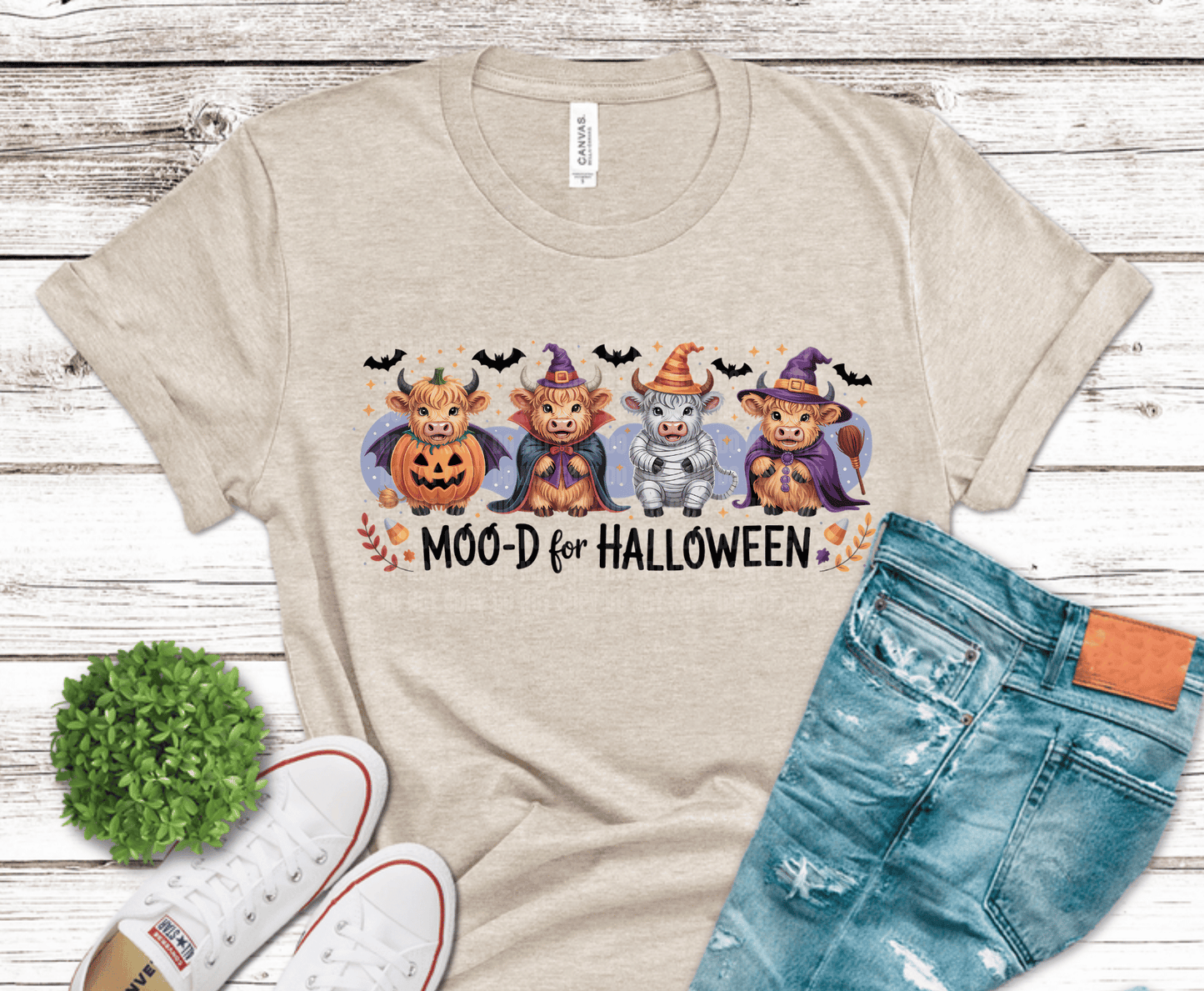 Moo-D Halloween | Premade DTF Transfer Gang Sheet For Graphic Tees