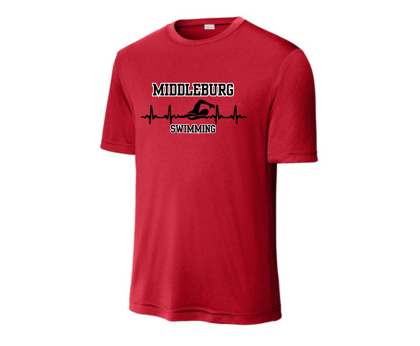 MHS Swimmer Heartbeat | Dri - Fit - Griffin Expressions