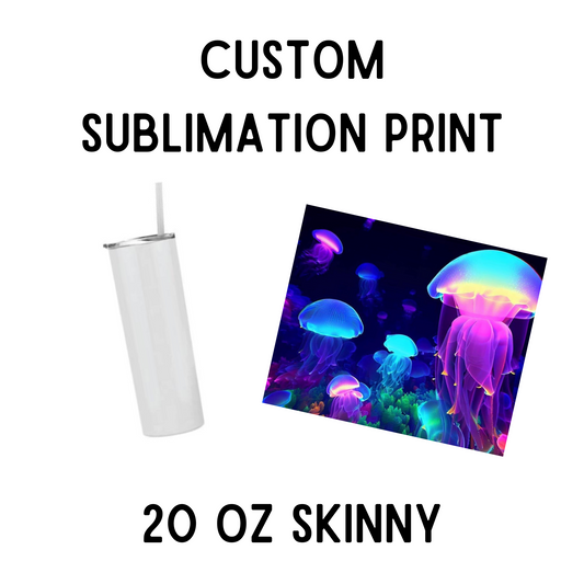 20oz Skinny Custom Sublimation Transfer