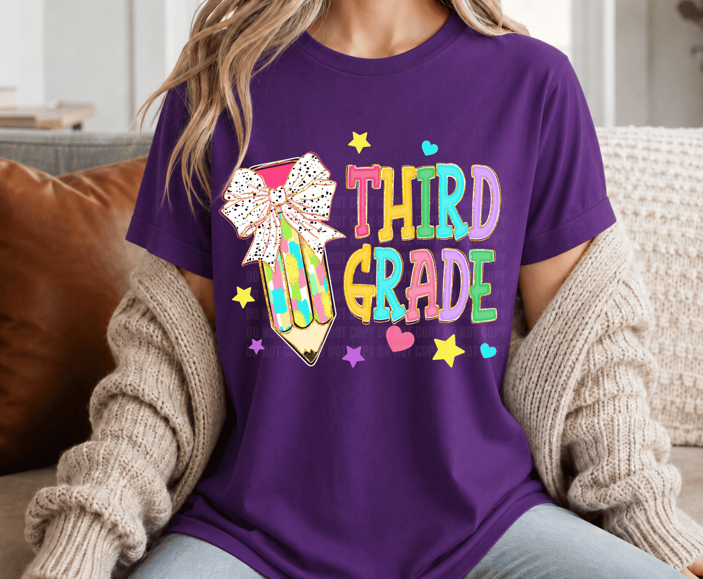 Third Grade .2 | Premade DTF Transfer Gang Sheet For Graphic Tees