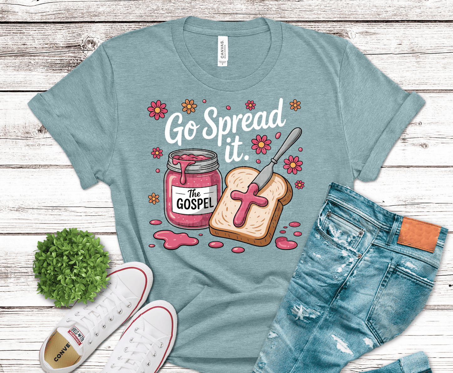 Premade DTF Transfer Gang Sheet For Graphic Tees | Girly Christian