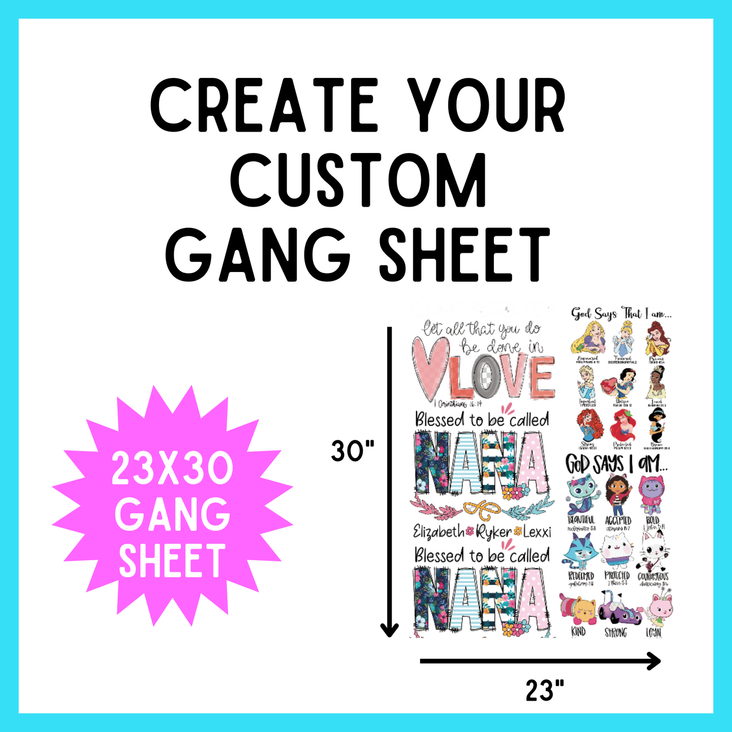 Create Your Gang Sheet | Online Builder