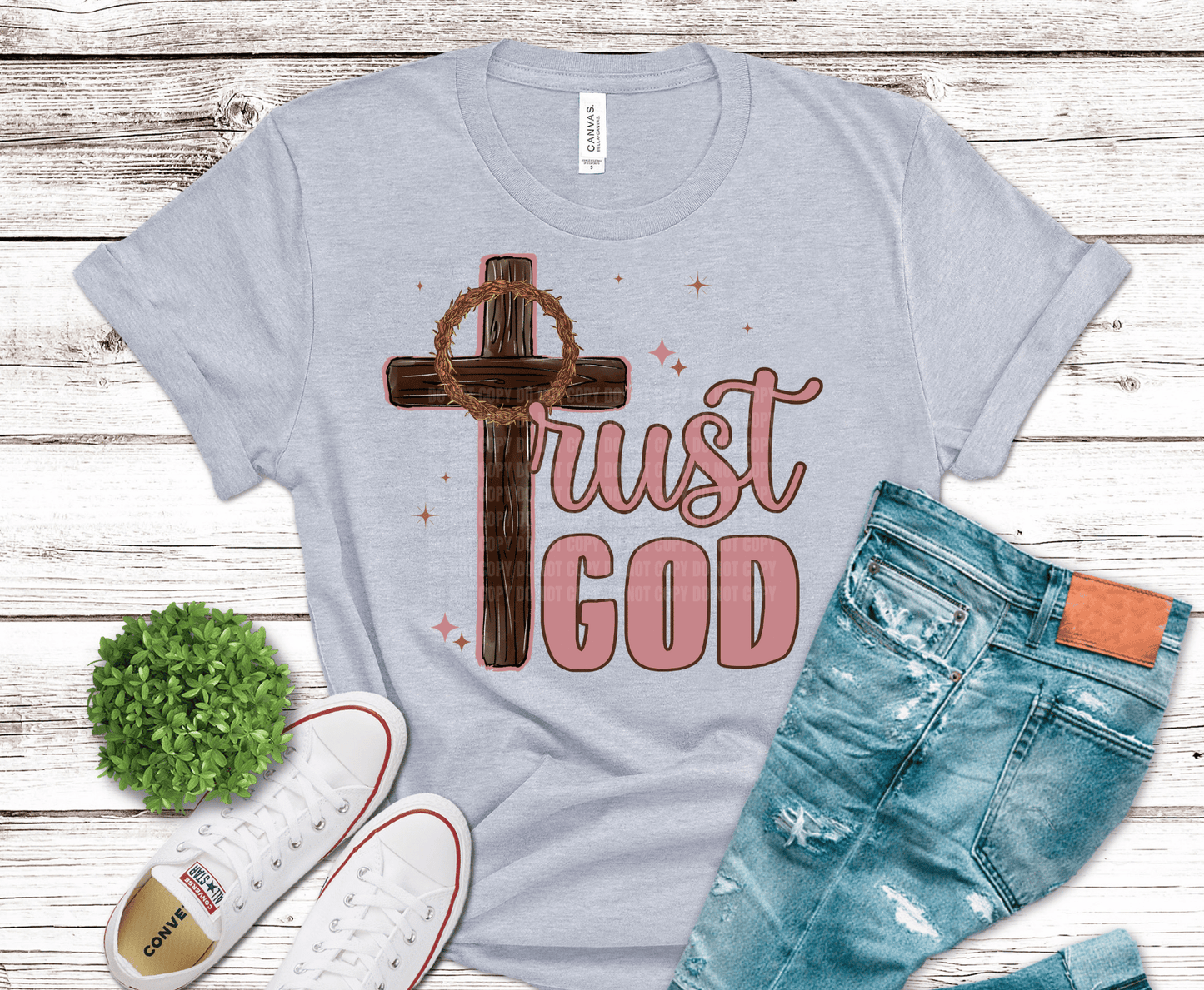 Premade DTF Transfer Gang Sheet For Graphic Tees | Girly Christian