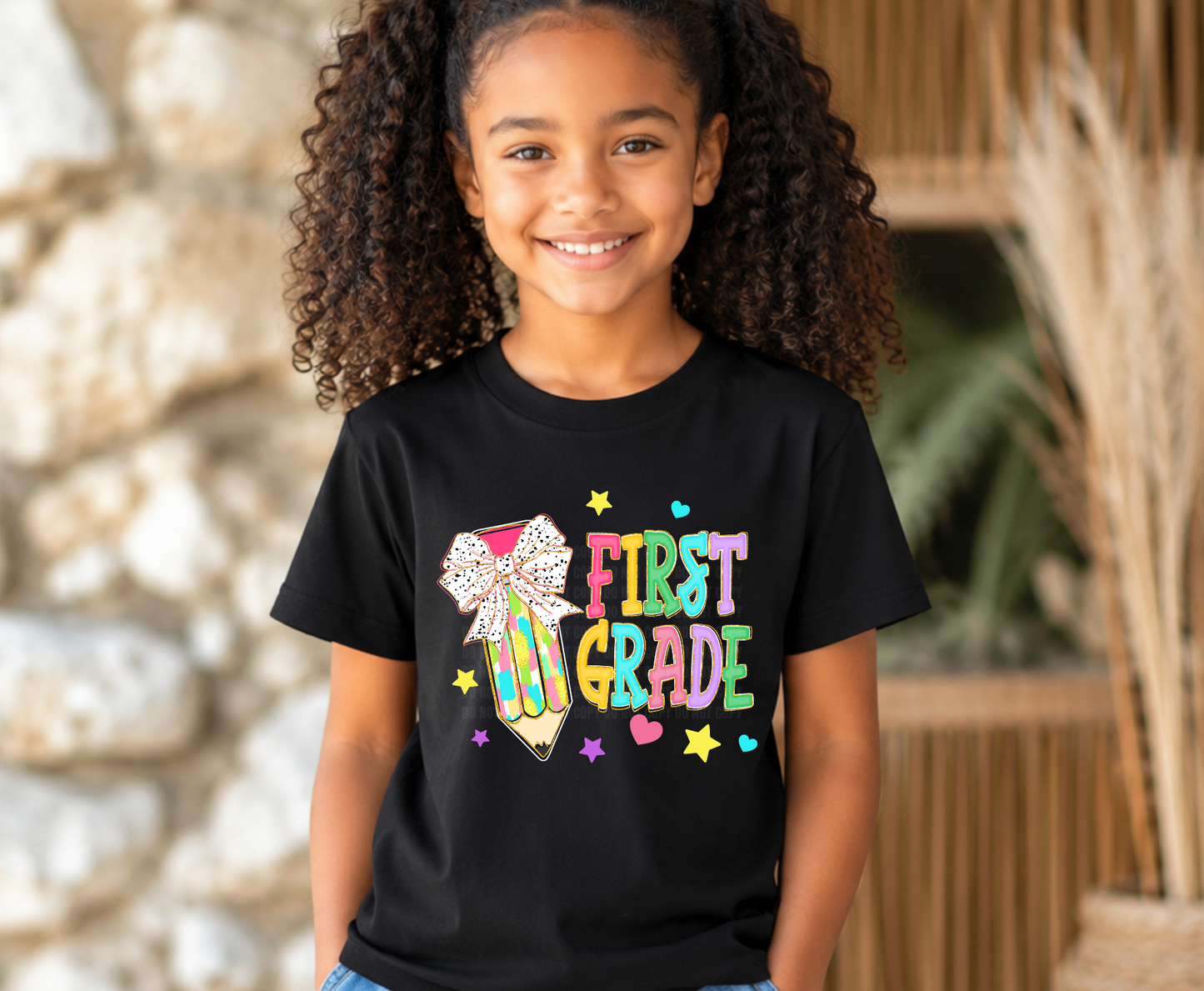 First Grade | Premade DTF Transfer Gang Sheet For Graphic Tees
