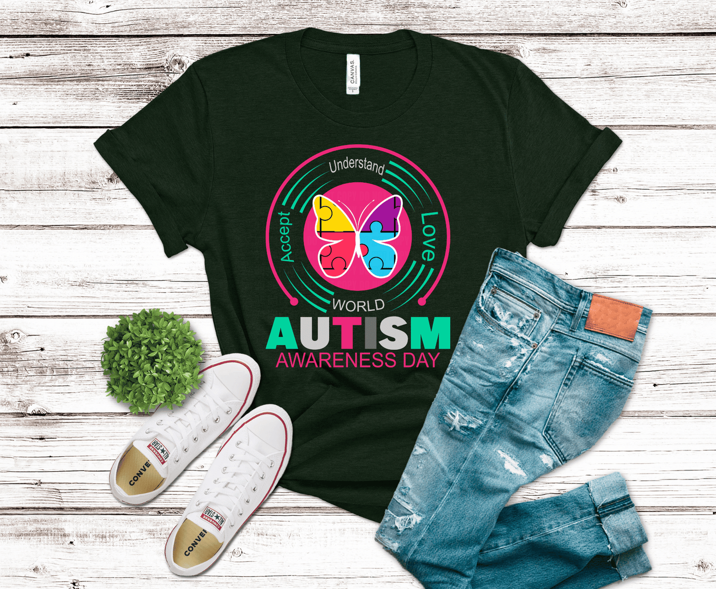 Premade DTF Transfer Gang Sheet For Graphic Tees| Autism