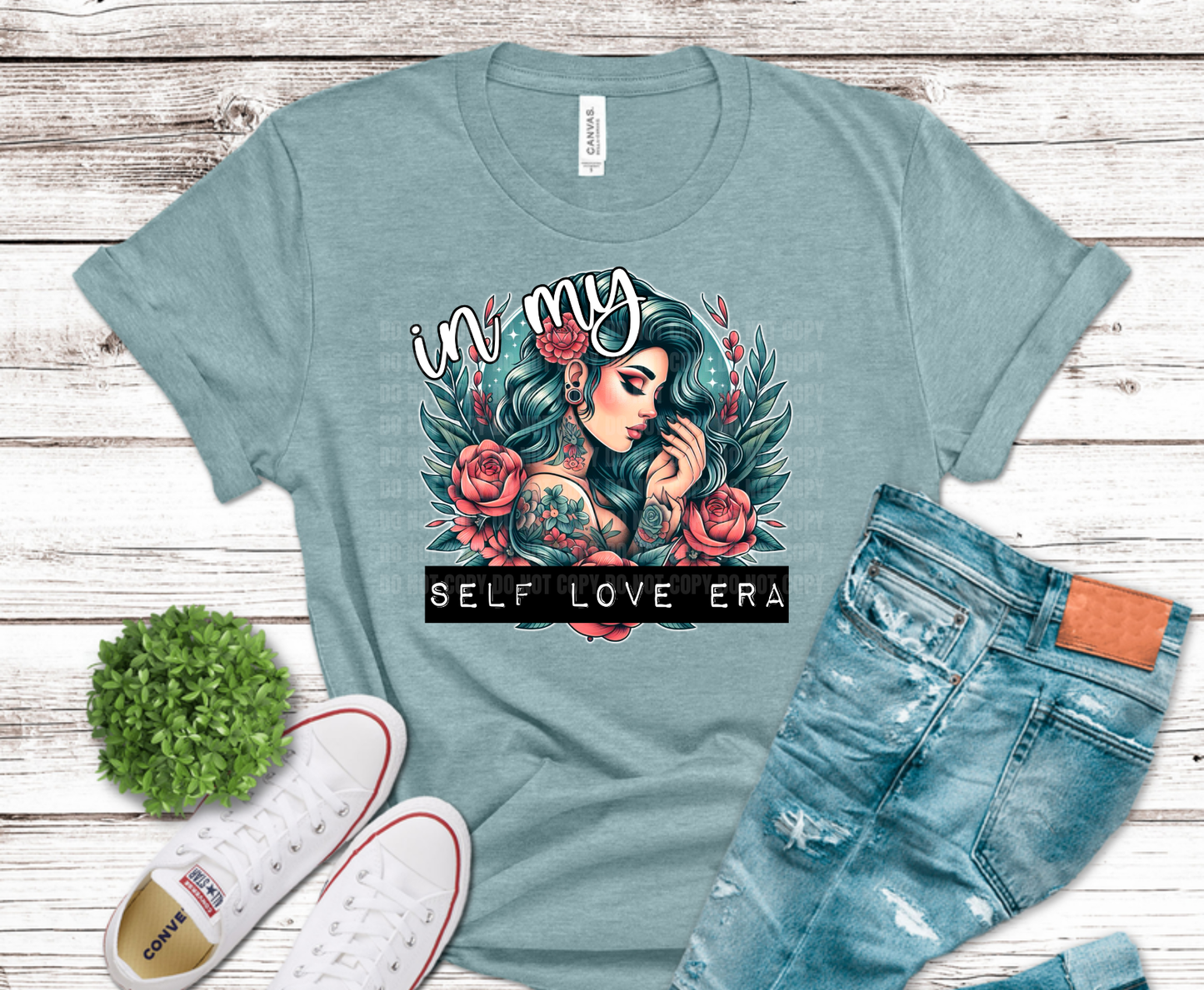 Premade DTF Transfer Gang Sheet For Graphic Tees | Positive Vibes