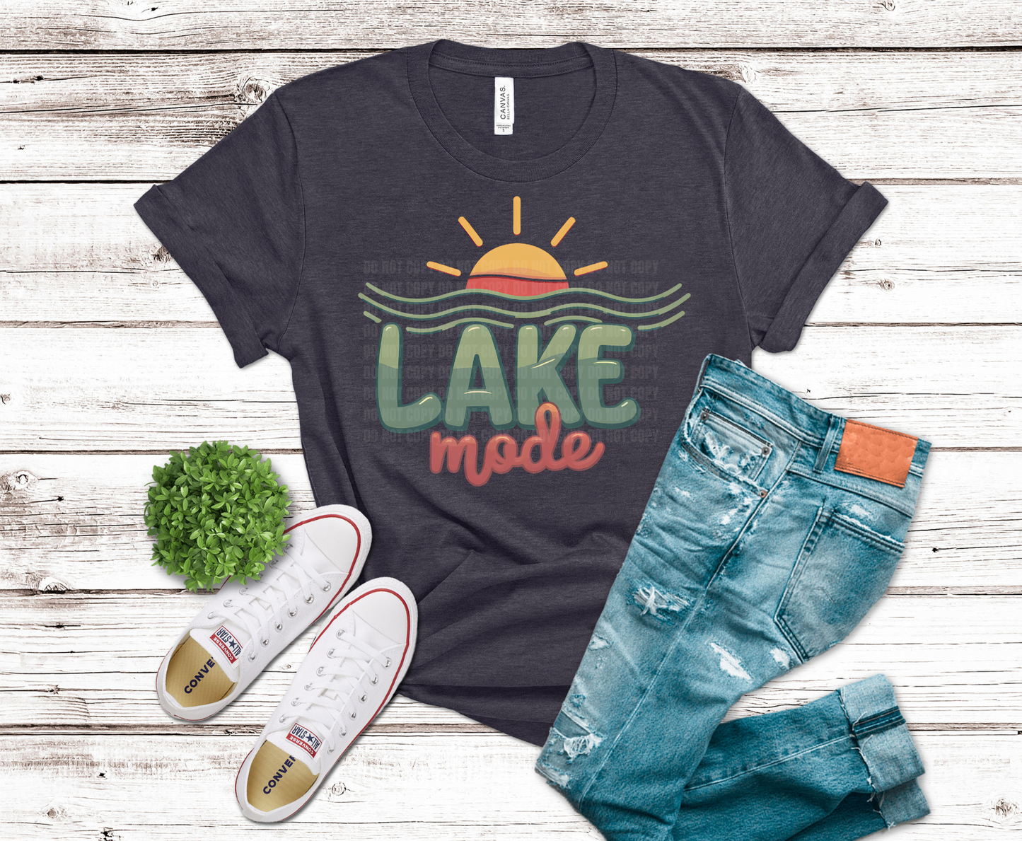 Premade DTF Transfer Gang Sheet For Graphic Tees | Lake