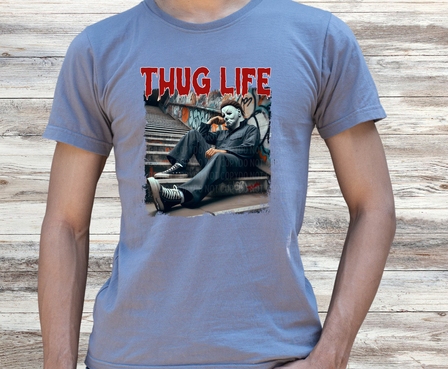 Premade DTF Transfer Gang Sheet For Graphic Tees | Halloween Men