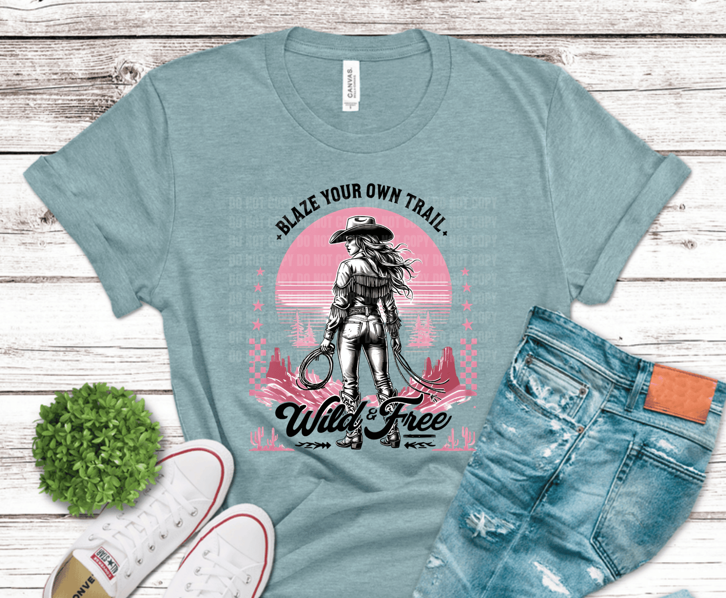 Pink Cowgirl | Premade DTF Transfer Gang Sheet For Graphic Tees