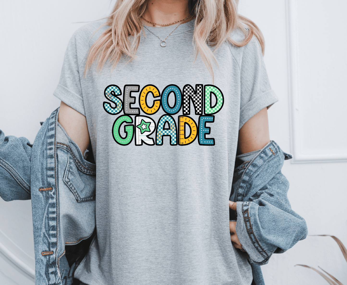 Second Grade | Premade DTF Transfer Gang Sheet For Graphic Tees