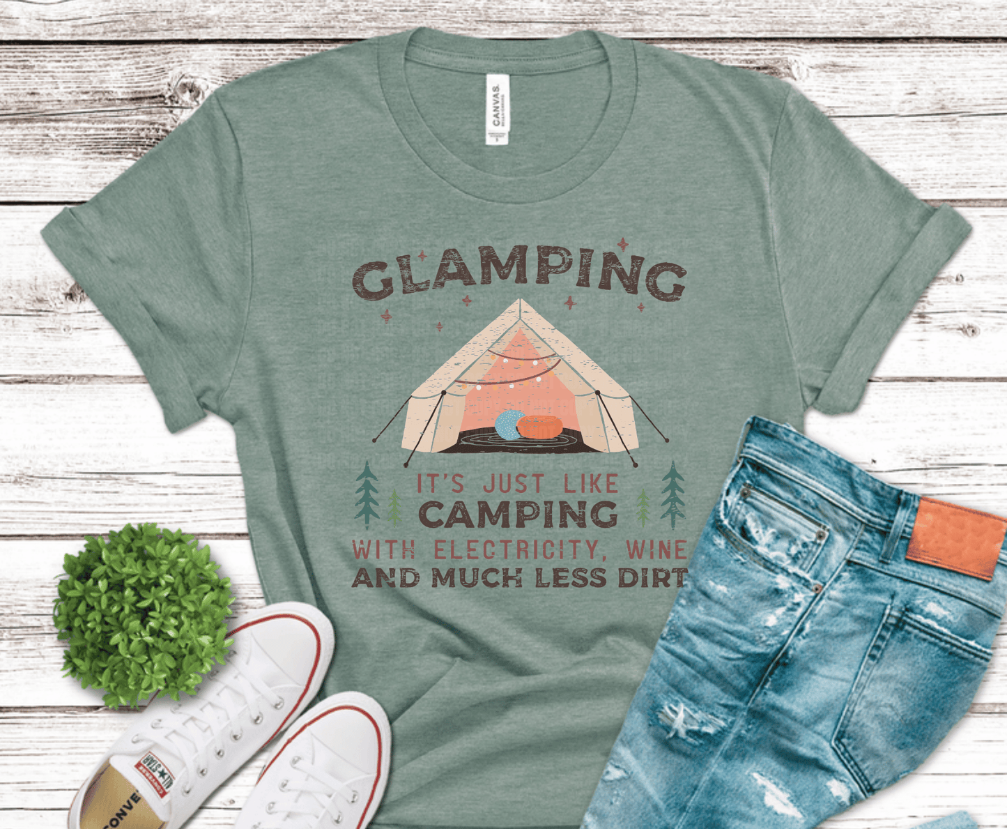 Born To Camp | Premade DTF Transfer Gang Sheet For Graphic Tees