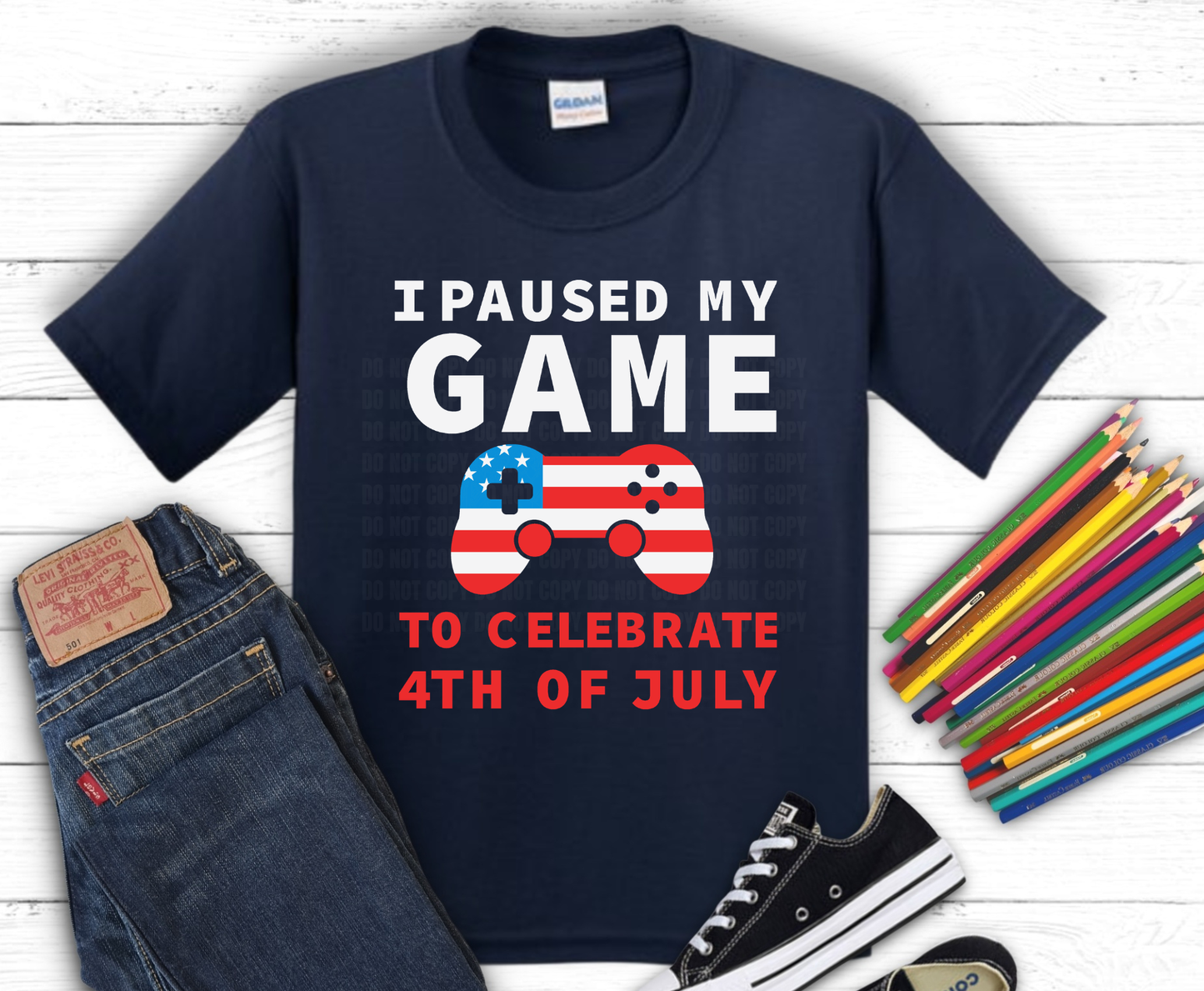 July 4th Youth | Premade DTF Transfer Gang Sheet For Graphic Tees