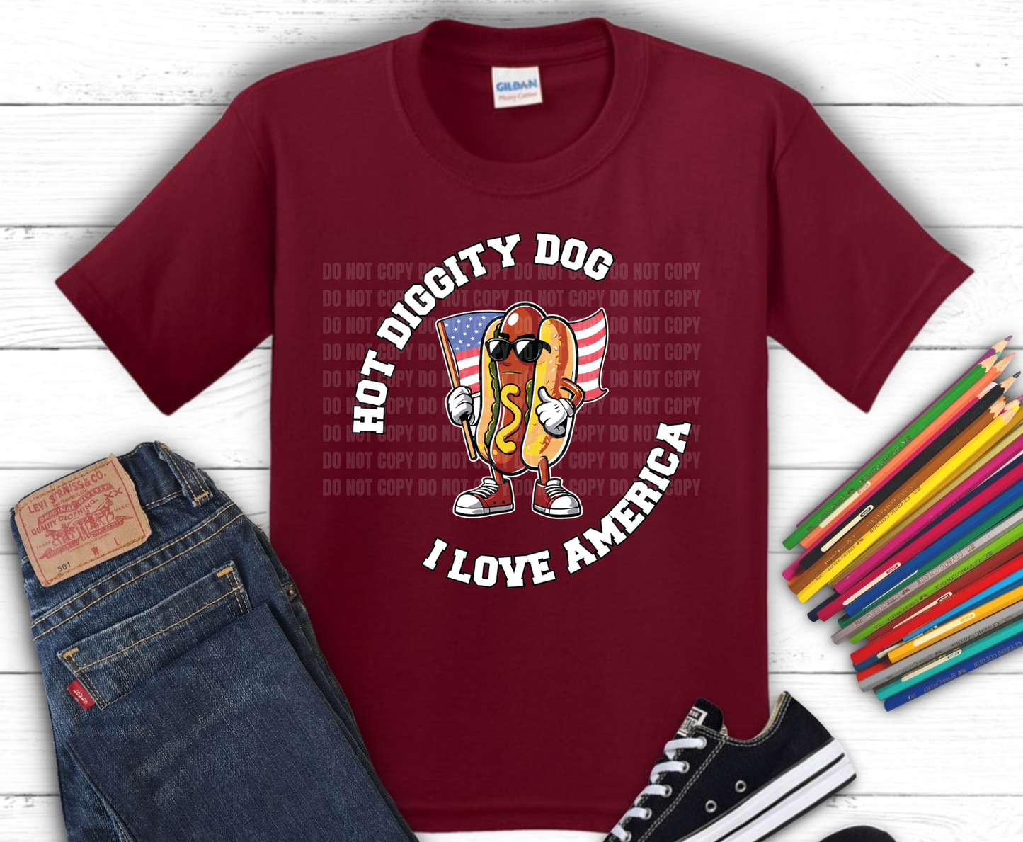 July 4th Youth | Premade DTF Transfer Gang Sheet For Graphic Tees