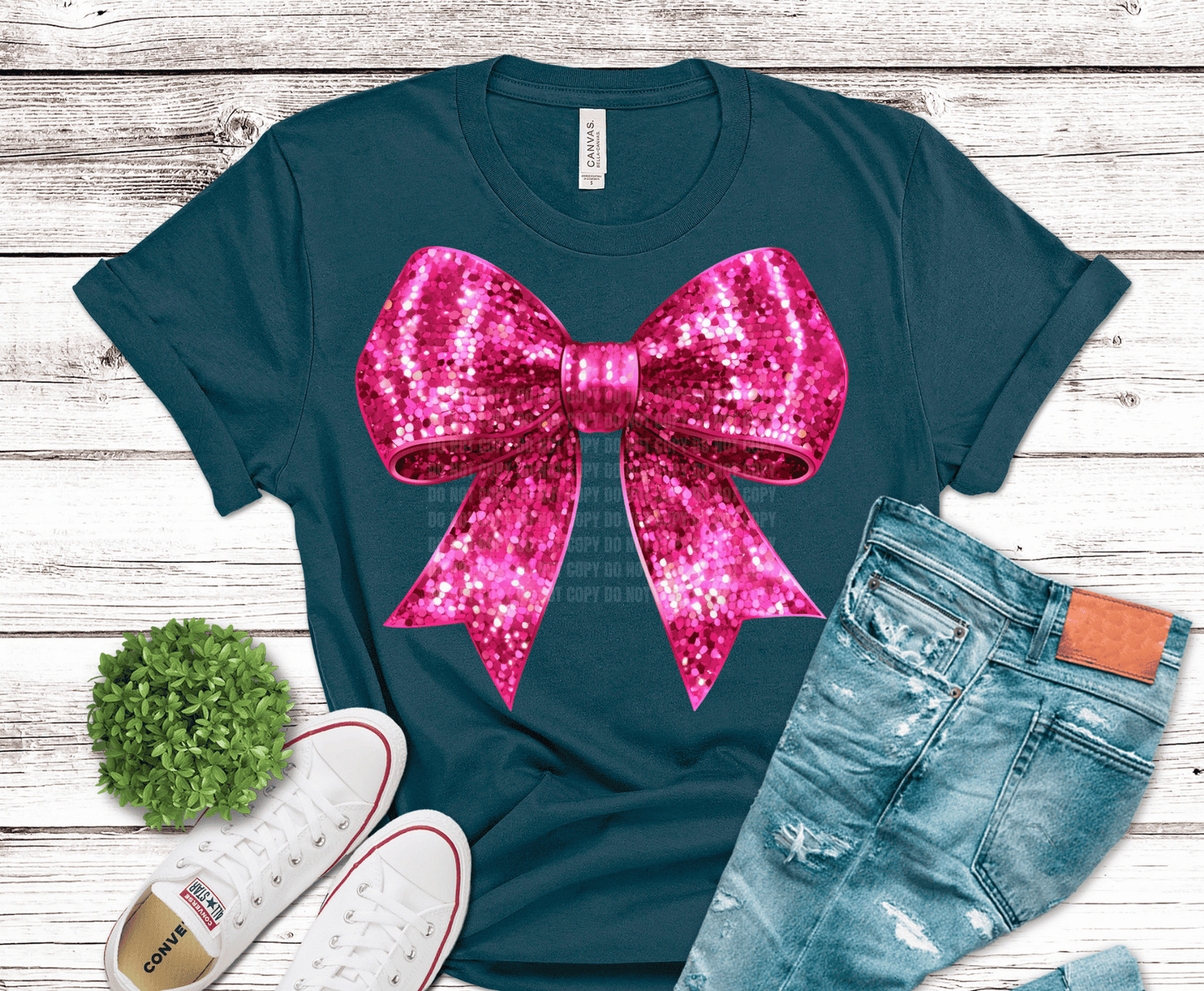 Premade DTF Transfer Gang Sheet For Graphic Tees | Glitter Valentine