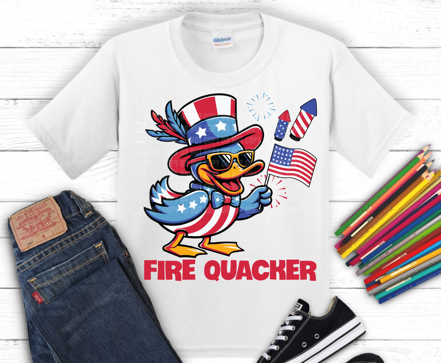 July 4th Youth | Premade DTF Transfer Gang Sheet For Graphic Tees