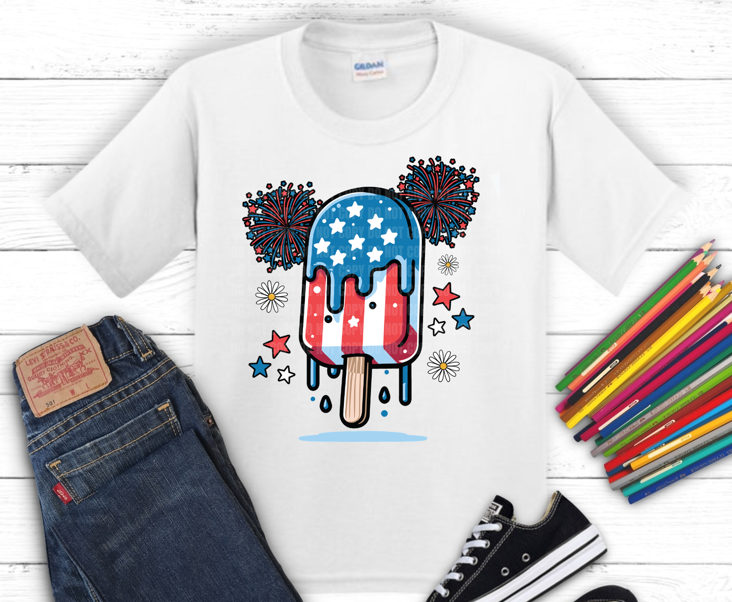 July 4th Youth | Premade DTF Transfer Gang Sheet For Graphic Tees