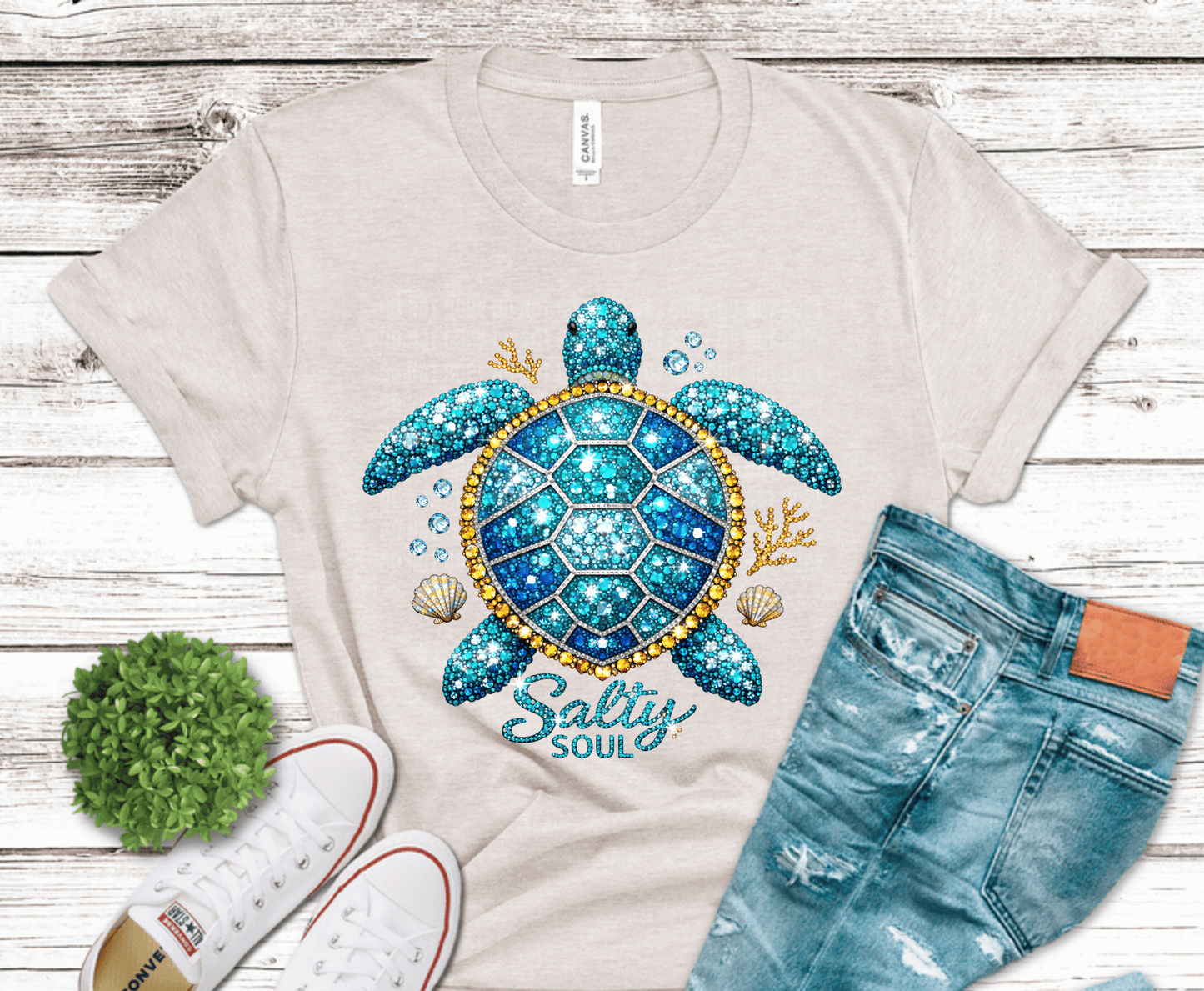 Rhinestone Summer | Premade DTF Transfer Gang Sheet For Graphic Tees