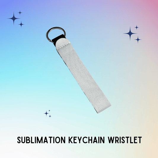 Sublimation Wristlet Keychain