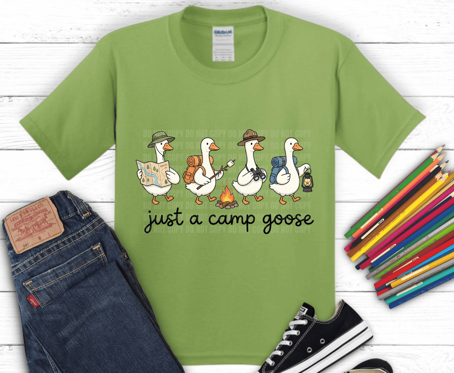 Born To Camp | Premade DTF Transfer Gang Sheet For Graphic Tees