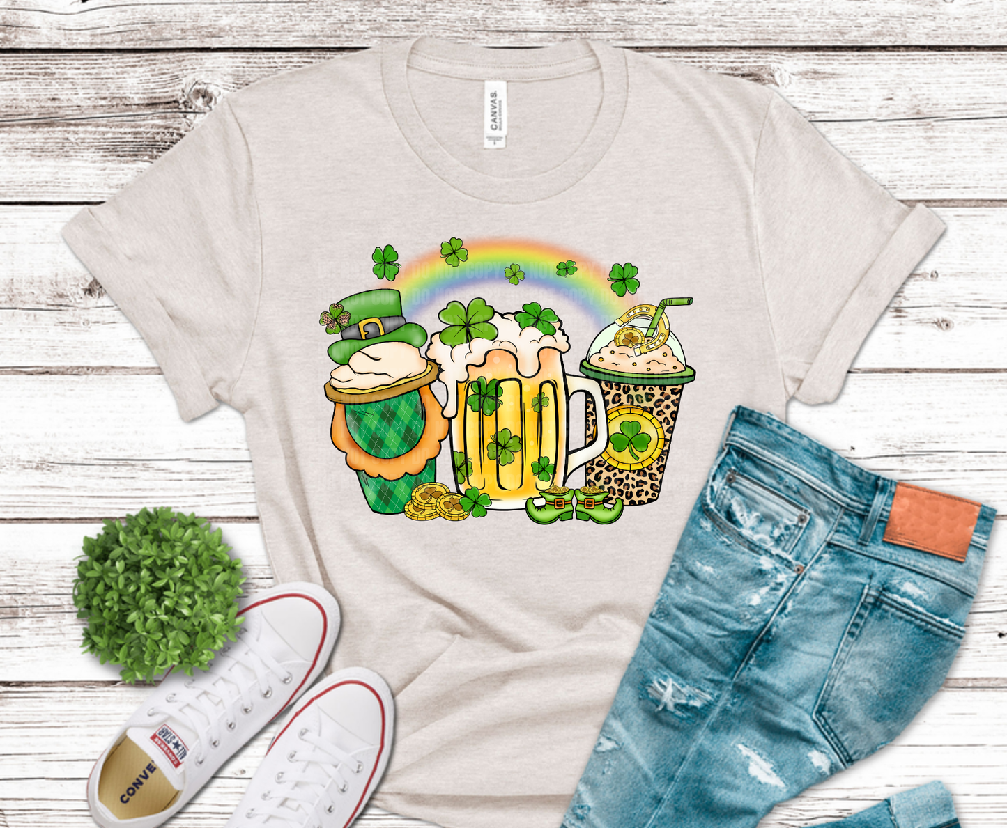 Premade DTF Transfer Gang Sheet For Graphic Tees | St. Patrick's Day Party