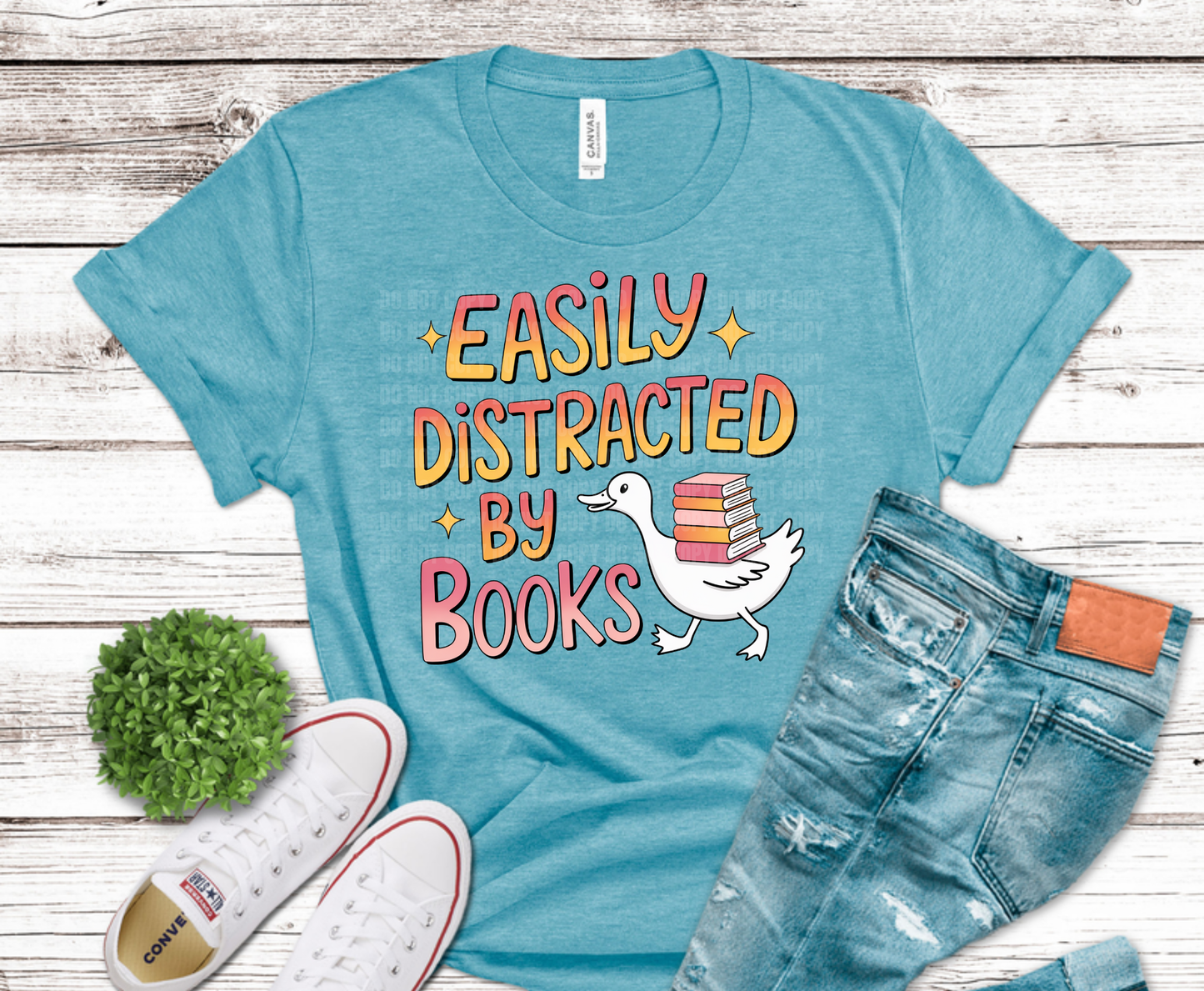 Premade DTF Transfer Gang Sheet For Graphic Tees | Book Lover