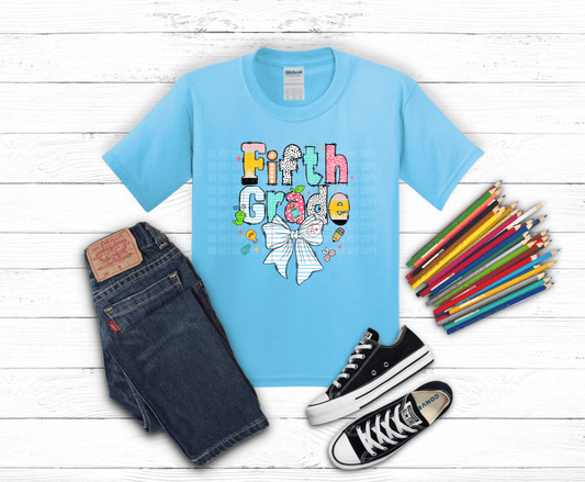 Fifth Grade Notebook | DTF Heat Transfer