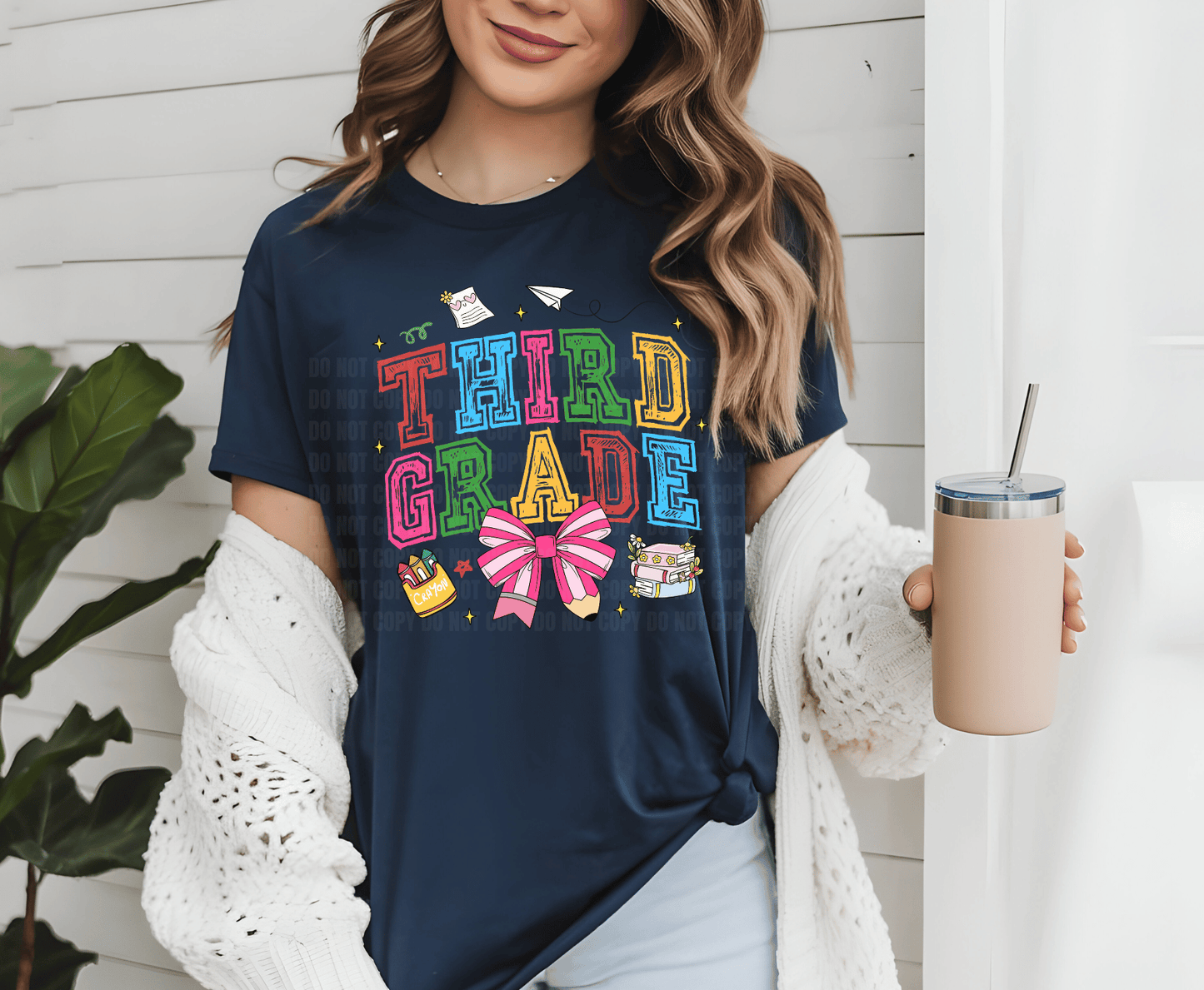 Third Grade | Premade DTF Transfer Gang Sheet For Graphic Tees