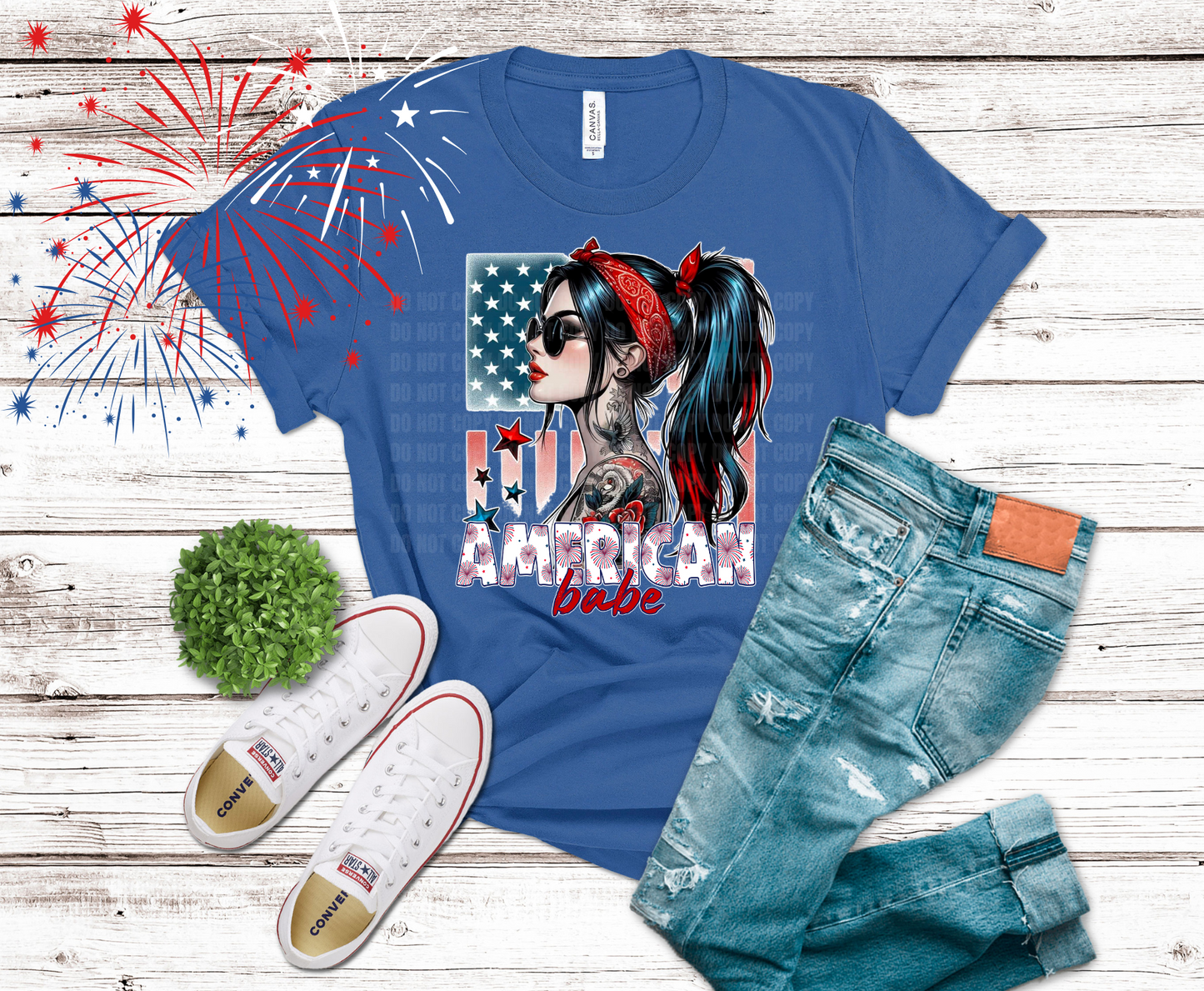 American Woman | Premade DTF Transfer Gang Sheet For Graphic Tees - Griffin Expressions