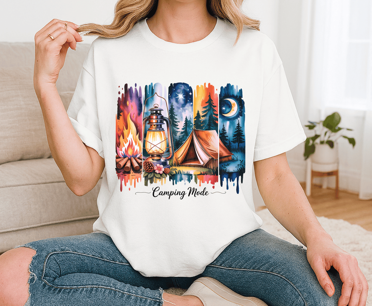 Camping Colors | Premade DTF Transfer Gang Sheet For Graphic Tees