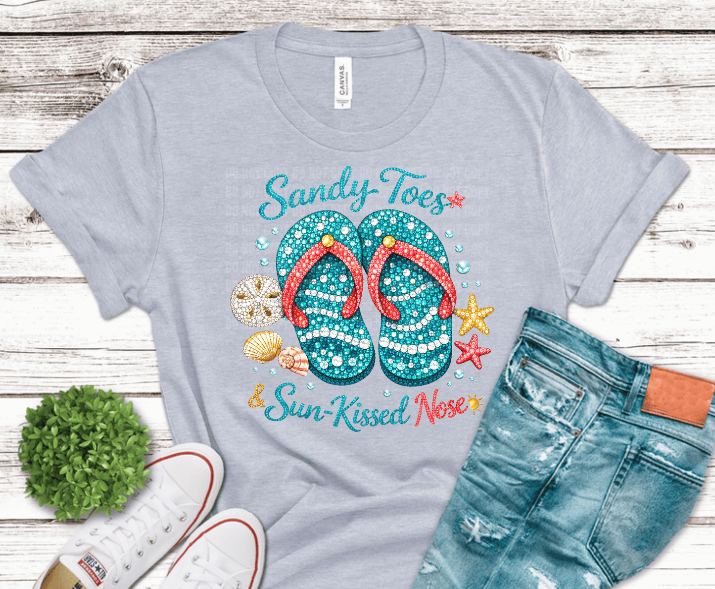 Rhinestone Summer | Premade DTF Transfer Gang Sheet For Graphic Tees