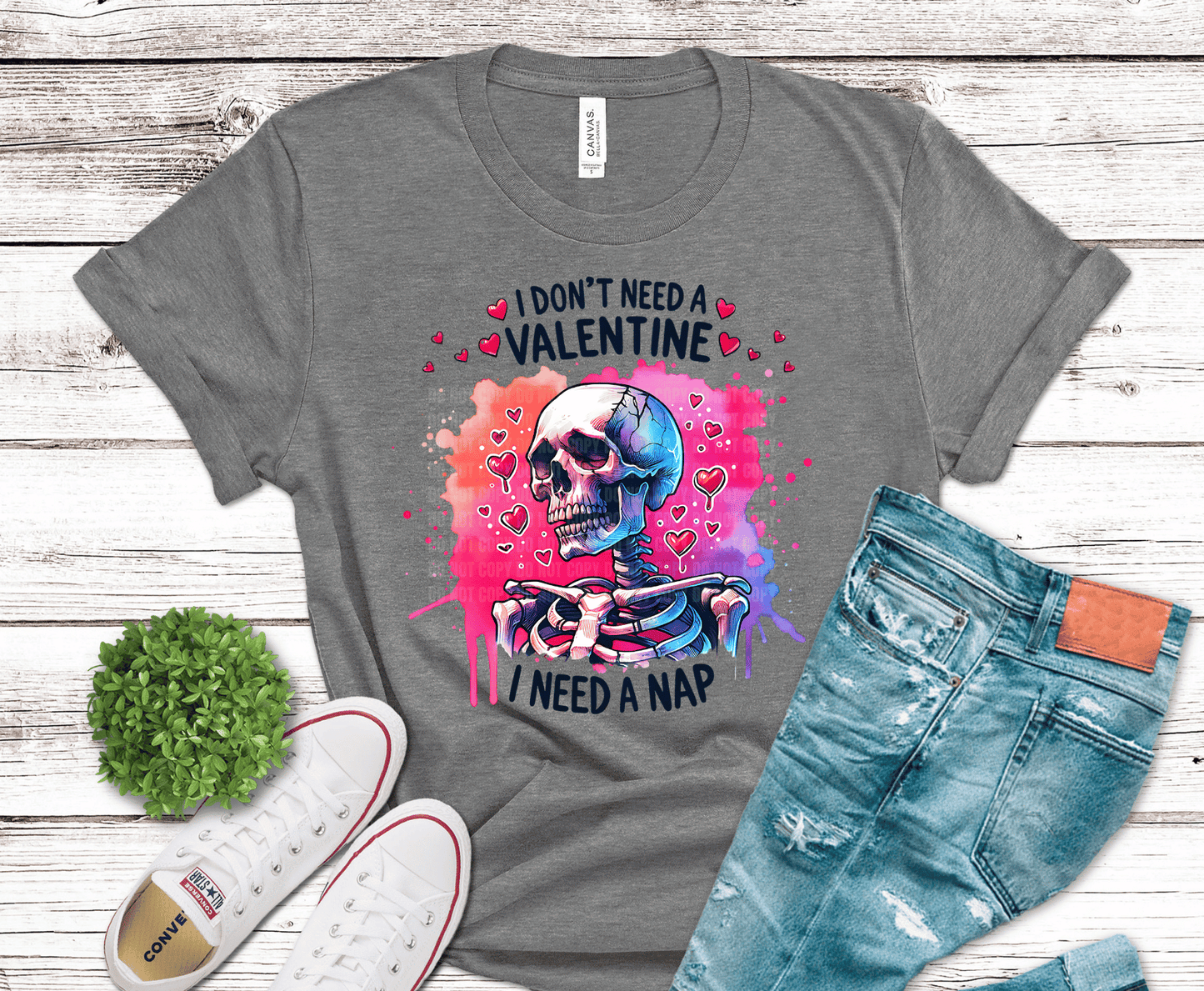 Premade DTF Transfer Gang Sheet For Graphic Tees | Anti Valentines Day