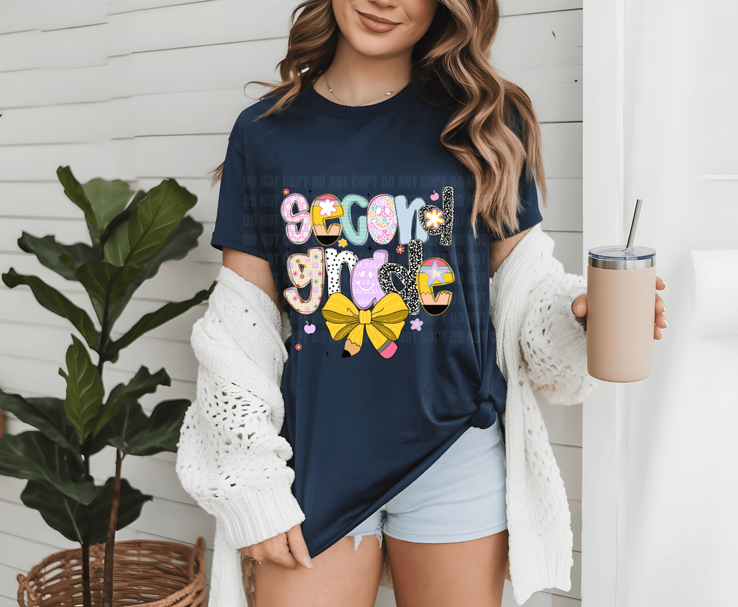 Second Grade | Premade DTF Transfer Gang Sheet For Graphic Tees