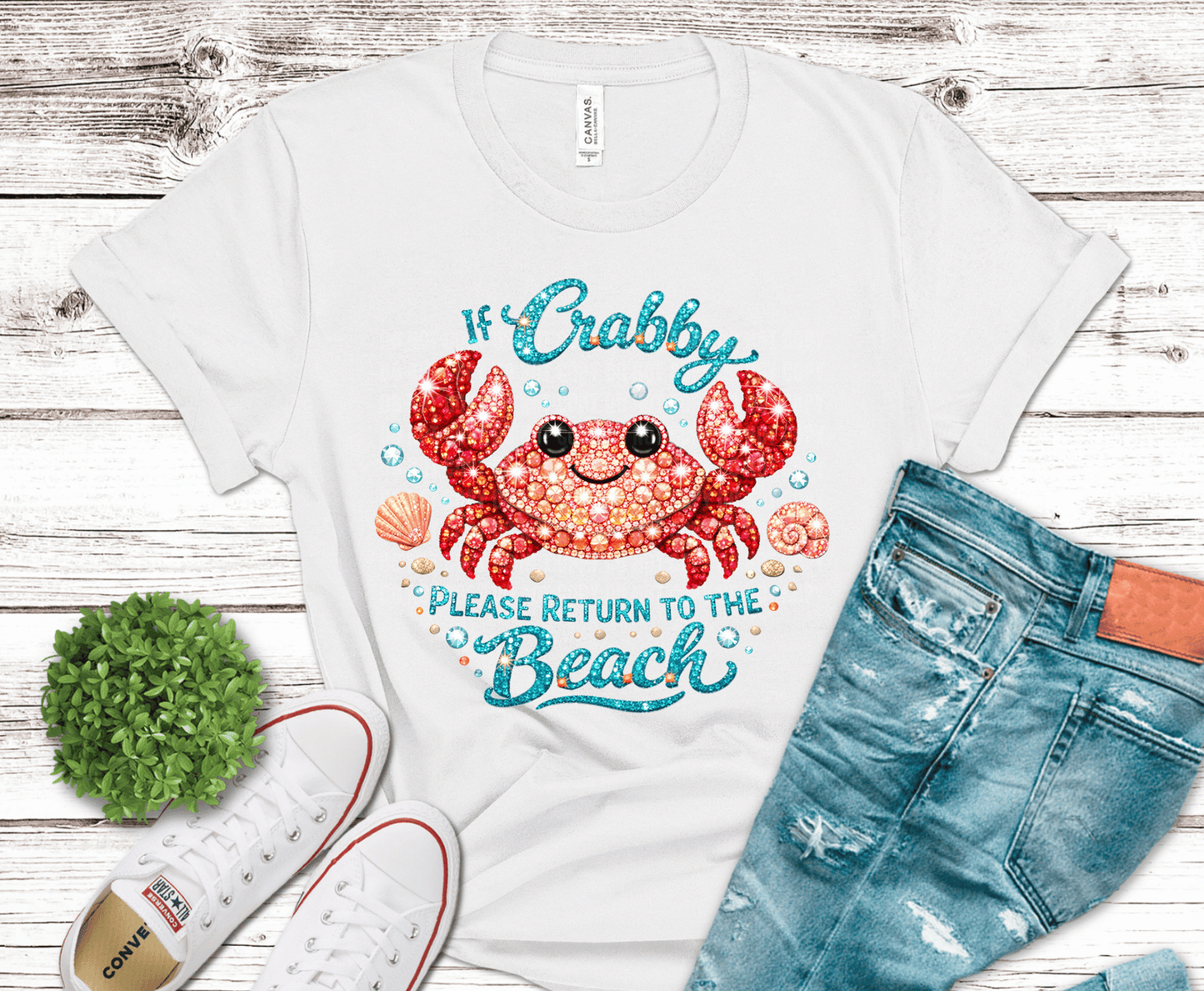 Rhinestone Summer | Premade DTF Transfer Gang Sheet For Graphic Tees