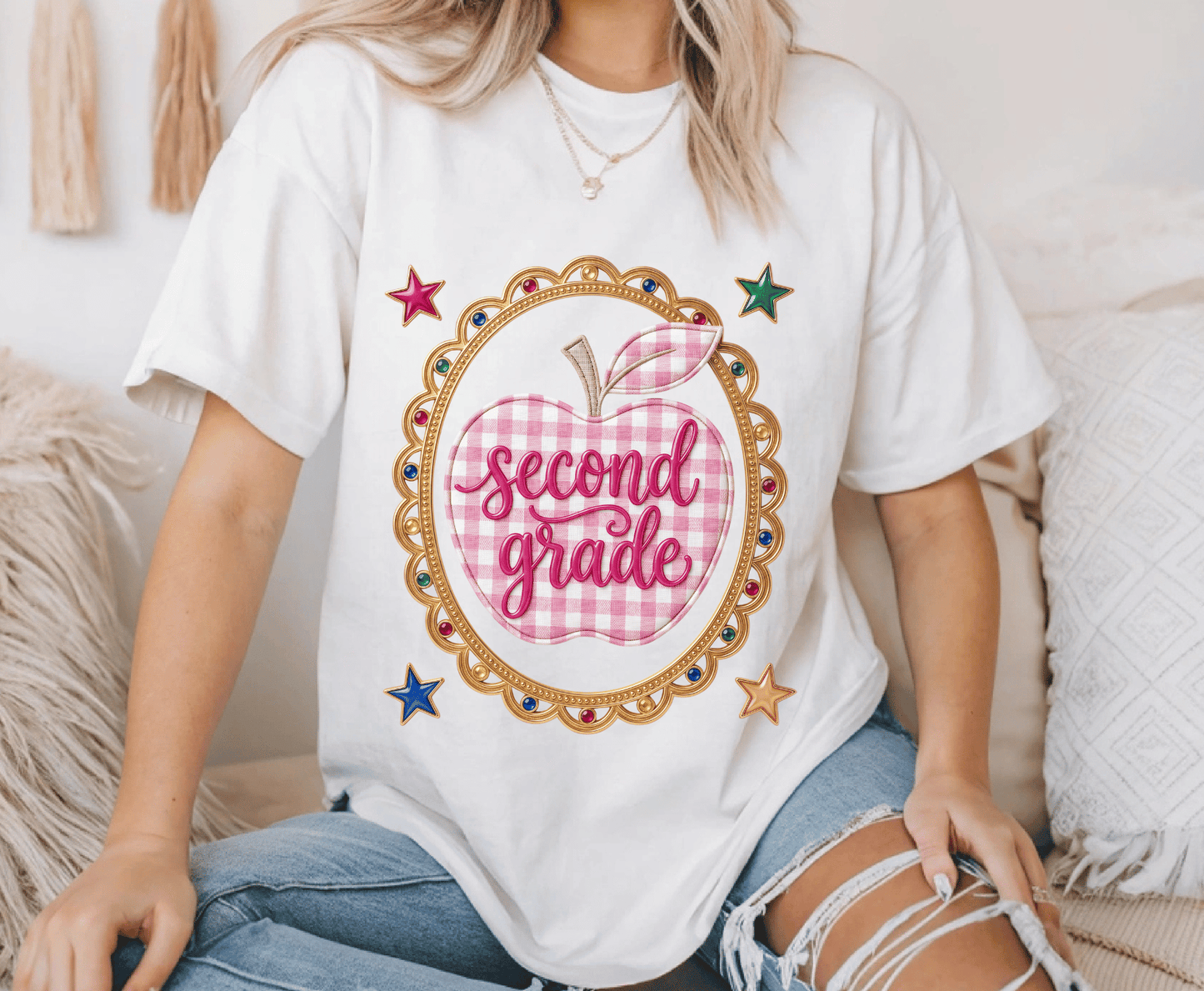 Second Grade .4  | Premade DTF Transfer Gang Sheet For Graphic Tees