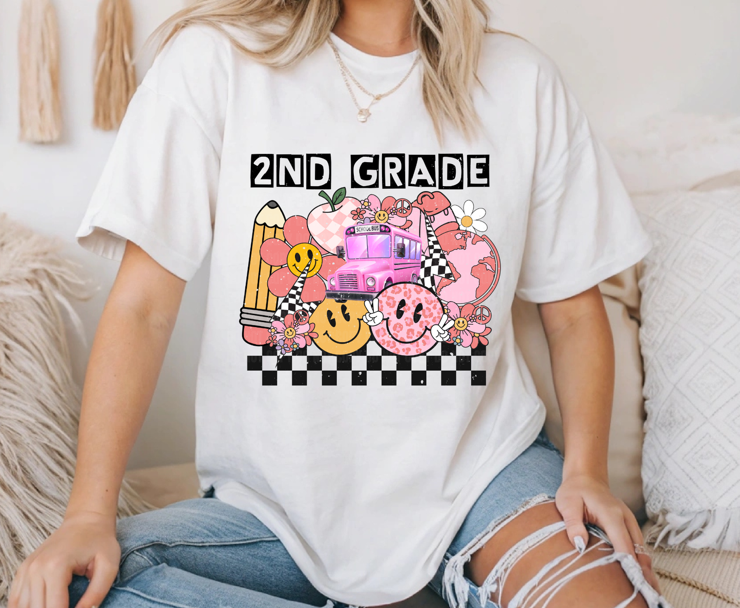 Second Grade .3  | Premade DTF Transfer Gang Sheet For Graphic Tees