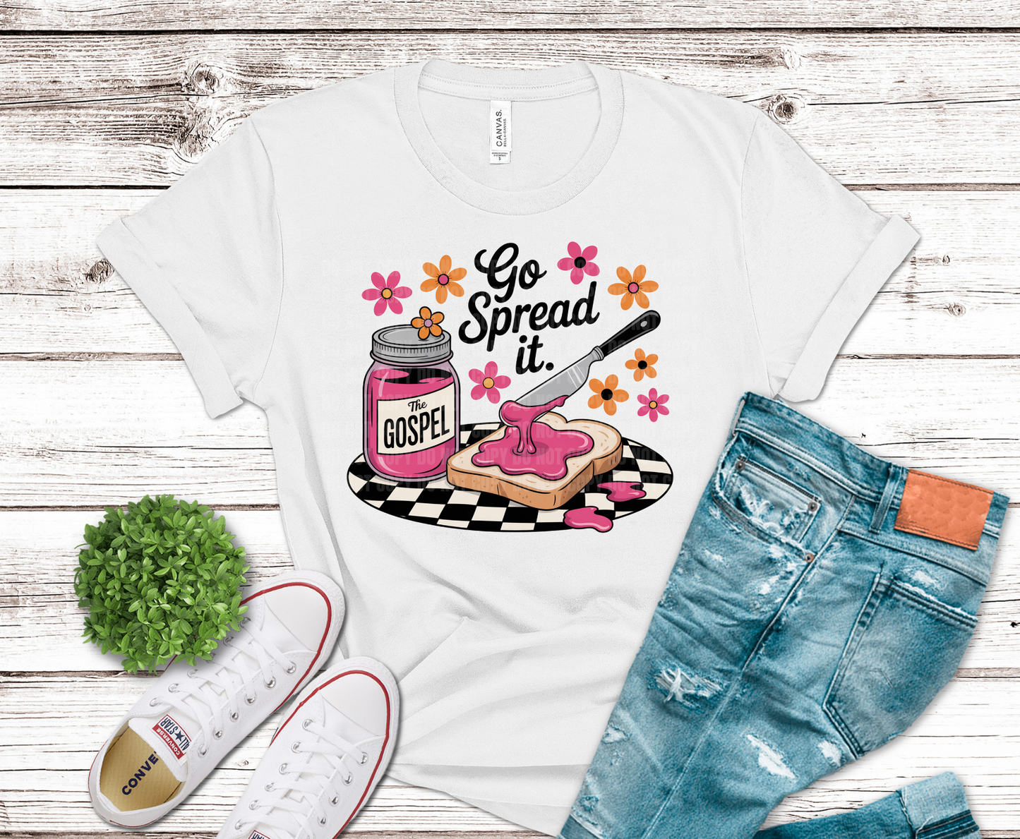 Premade DTF Transfer Gang Sheet For Graphic Tees | Pray About It