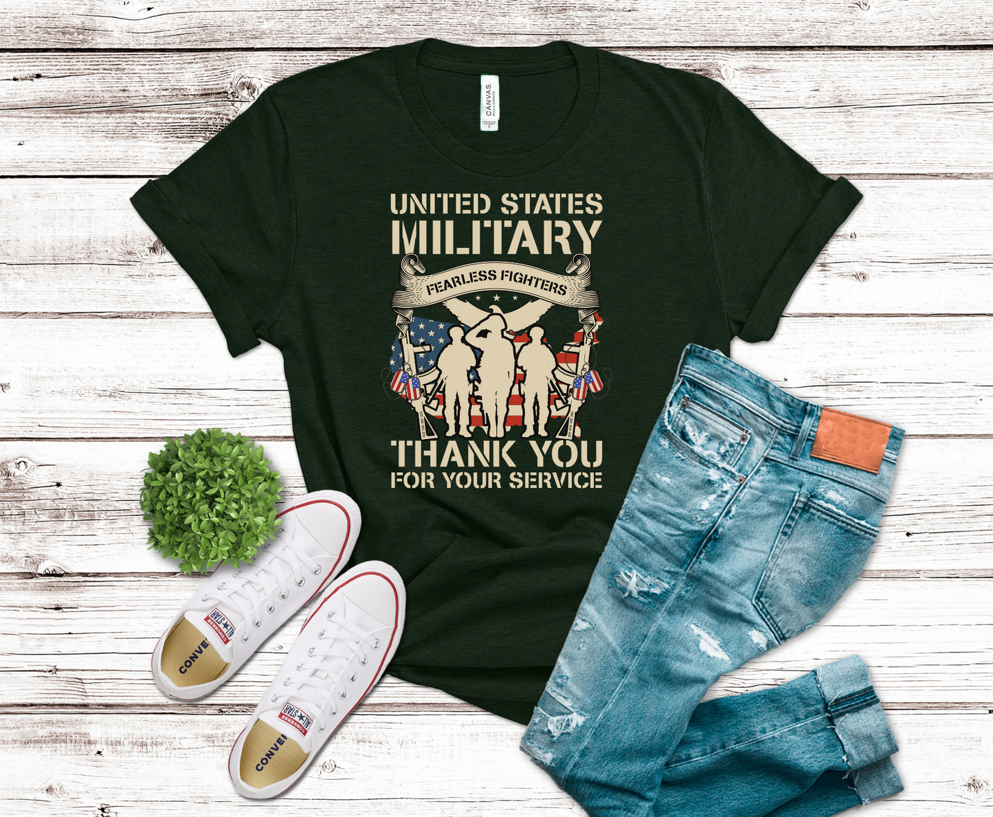 Premade DTF Transfer Gang Sheet For Graphic Tees | Veterans Day