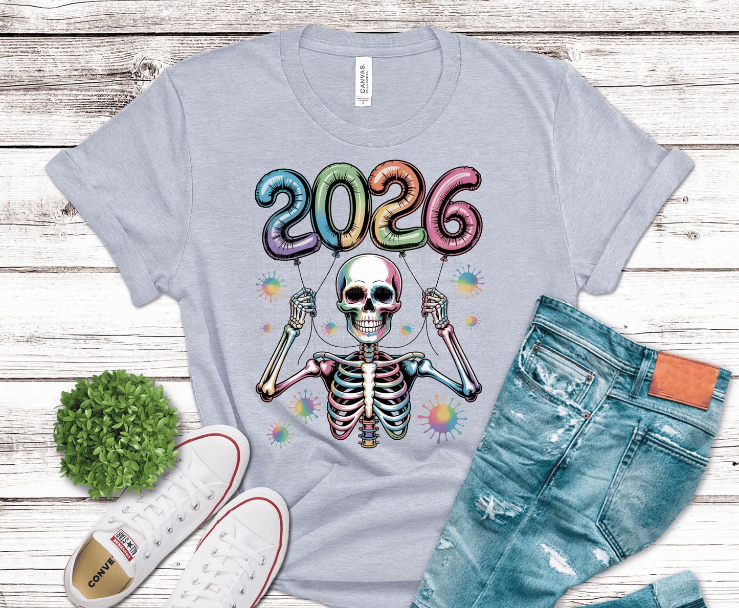 Premade DTF Transfer Gang Sheet For Graphic Tees | Sassy New Year