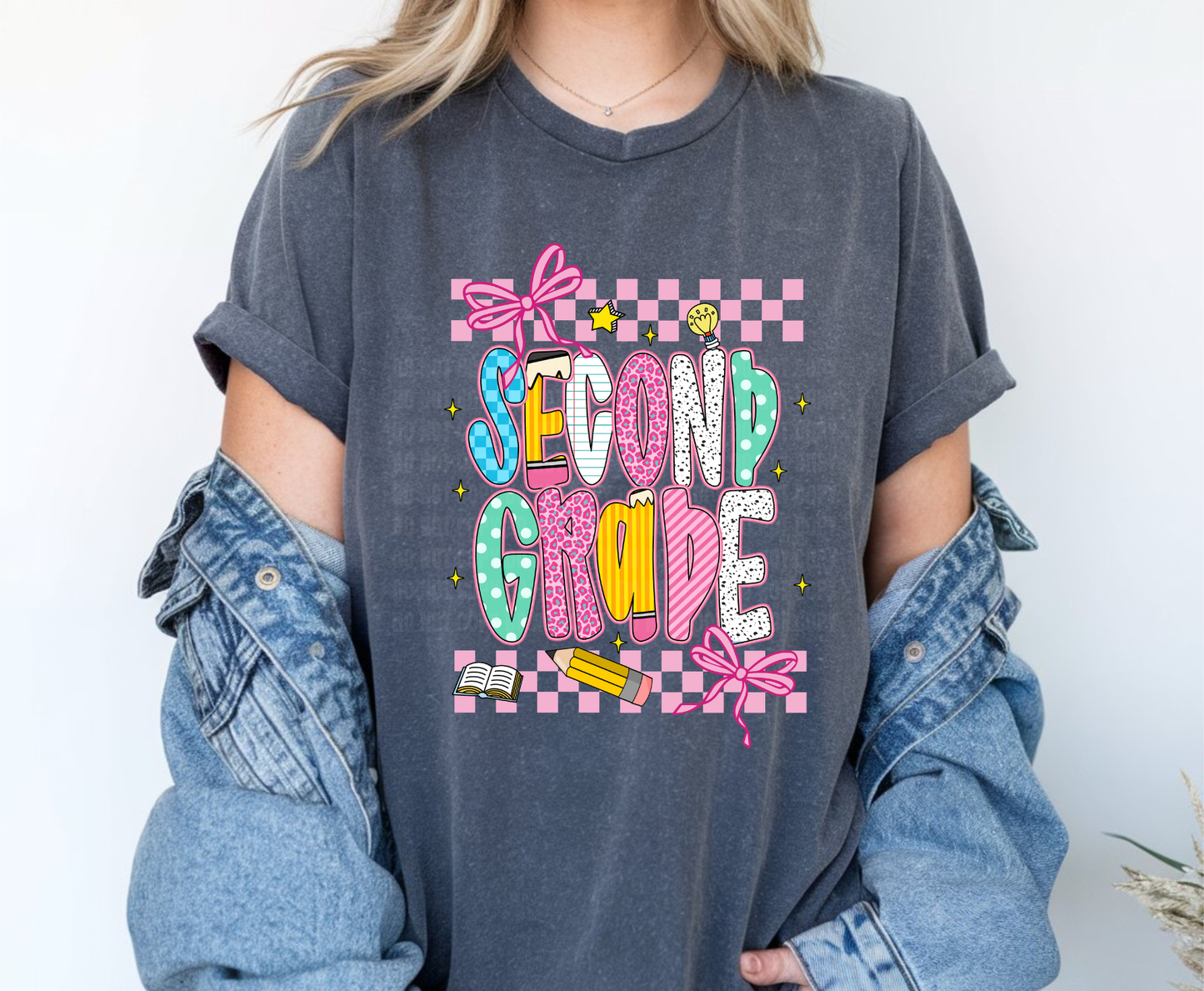 Second Grade .3  | Premade DTF Transfer Gang Sheet For Graphic Tees